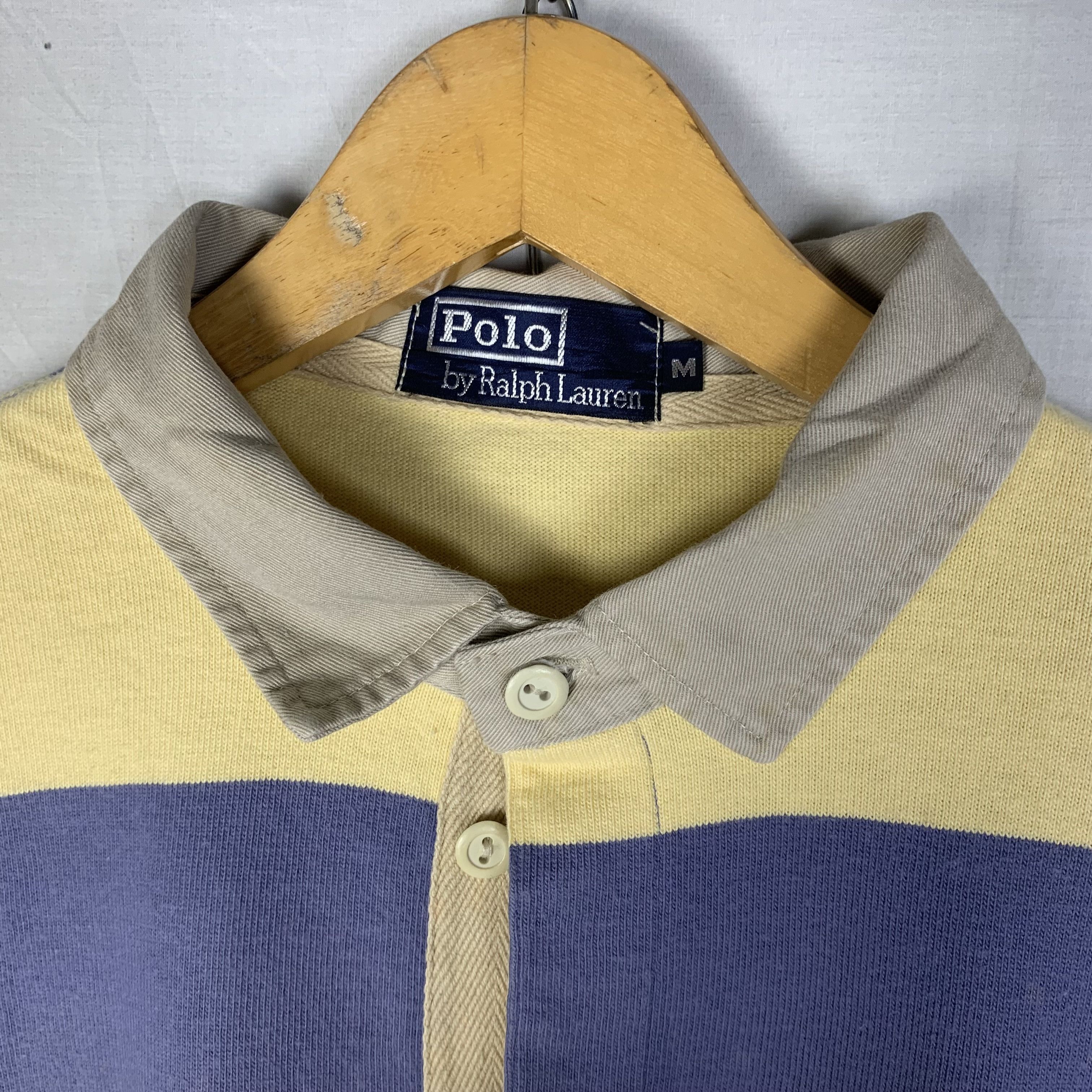 Polo Ralph Lauren Vintage Polo Ralph Lauren Rugby Shirt Striped Size US M / EU 48-50 / 2 - 5 Thumbnail