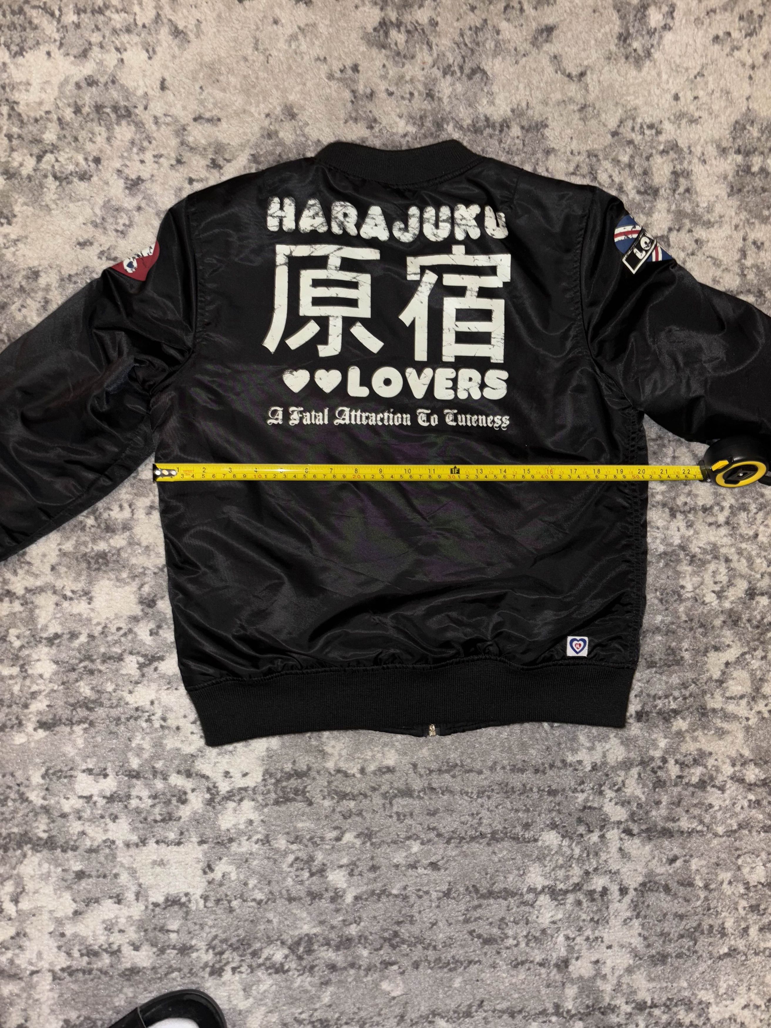 Japanese Brand Y2K Harajuku Lovers Bomber Jacket Size US S / EU 44-46 / 1 - 5 Thumbnail
