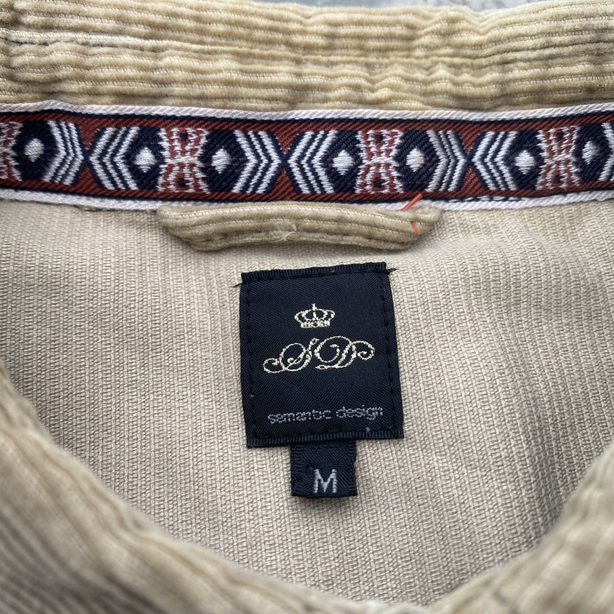 semanticdesign SEMANTIC DESIGN Western Stone Snap Button Corduroy Shirt Size US M / EU 48-50 / 2 - 9 Thumbnail