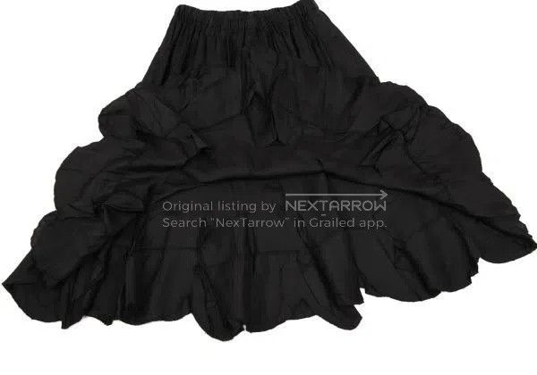 Comme des Garcons Comme des Garcons size S Black vintage design skirt Size 25" / US 0 / IT 36 - 8 Thumbnail