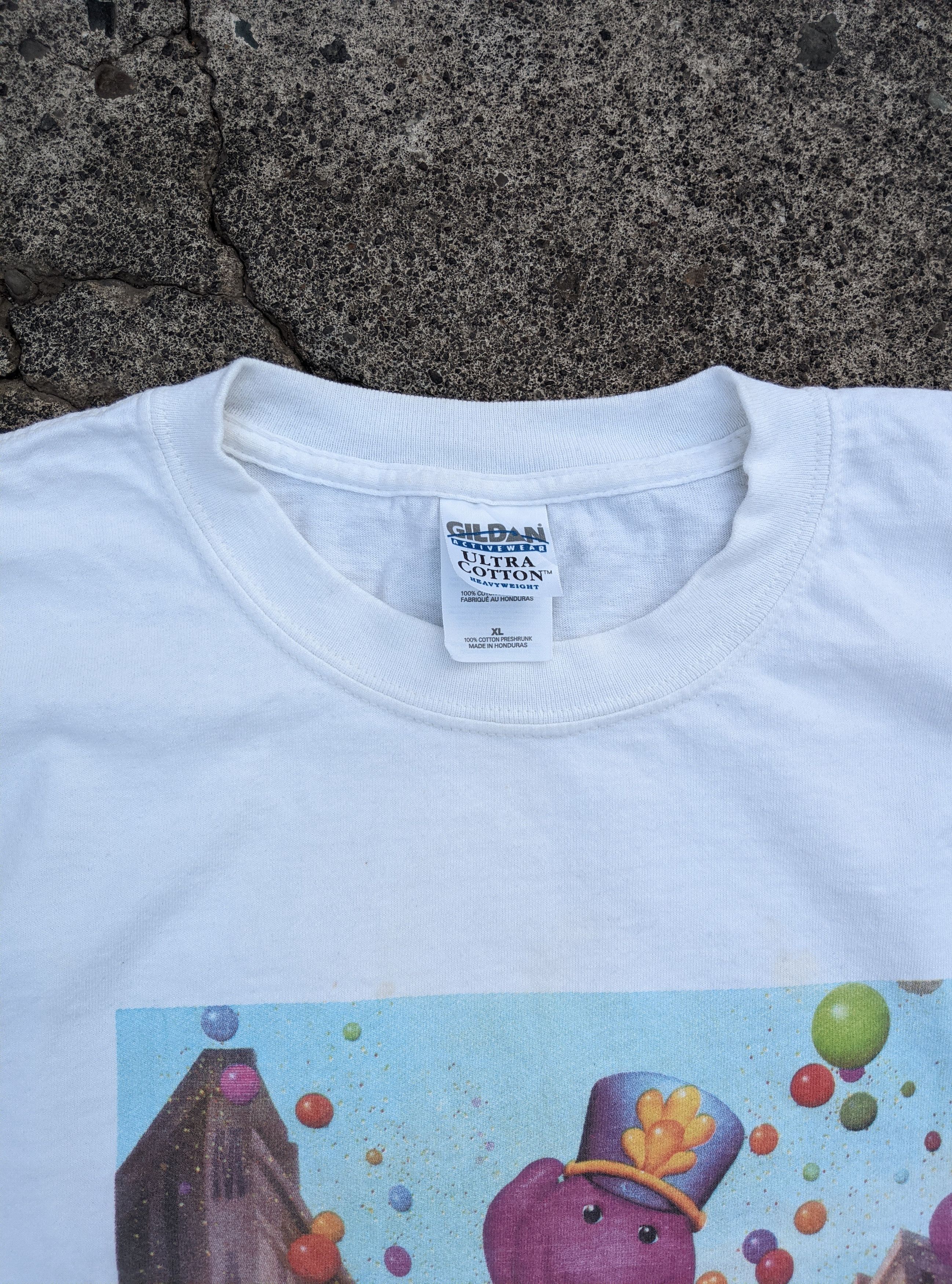 Vintage Vtg 2003 macys parade Jimmy neutron Barney Garfield t shirt Size US XL / EU 56 / 4 - 3 Thumbnail