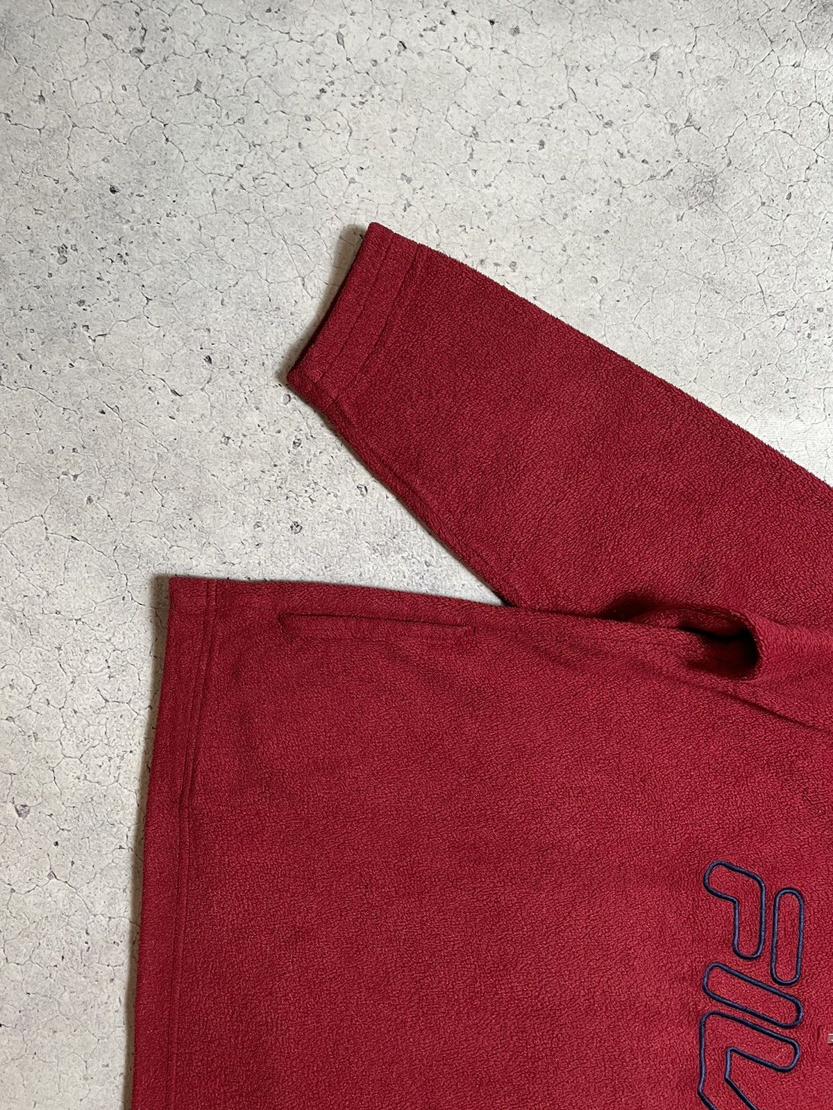 Fila × Vintage Vintage Fleece Sweatshirt Jacket 1/4 Zip Fila Big Logo Y2K Size US M / EU 48-50 / 2 - 3 Thumbnail