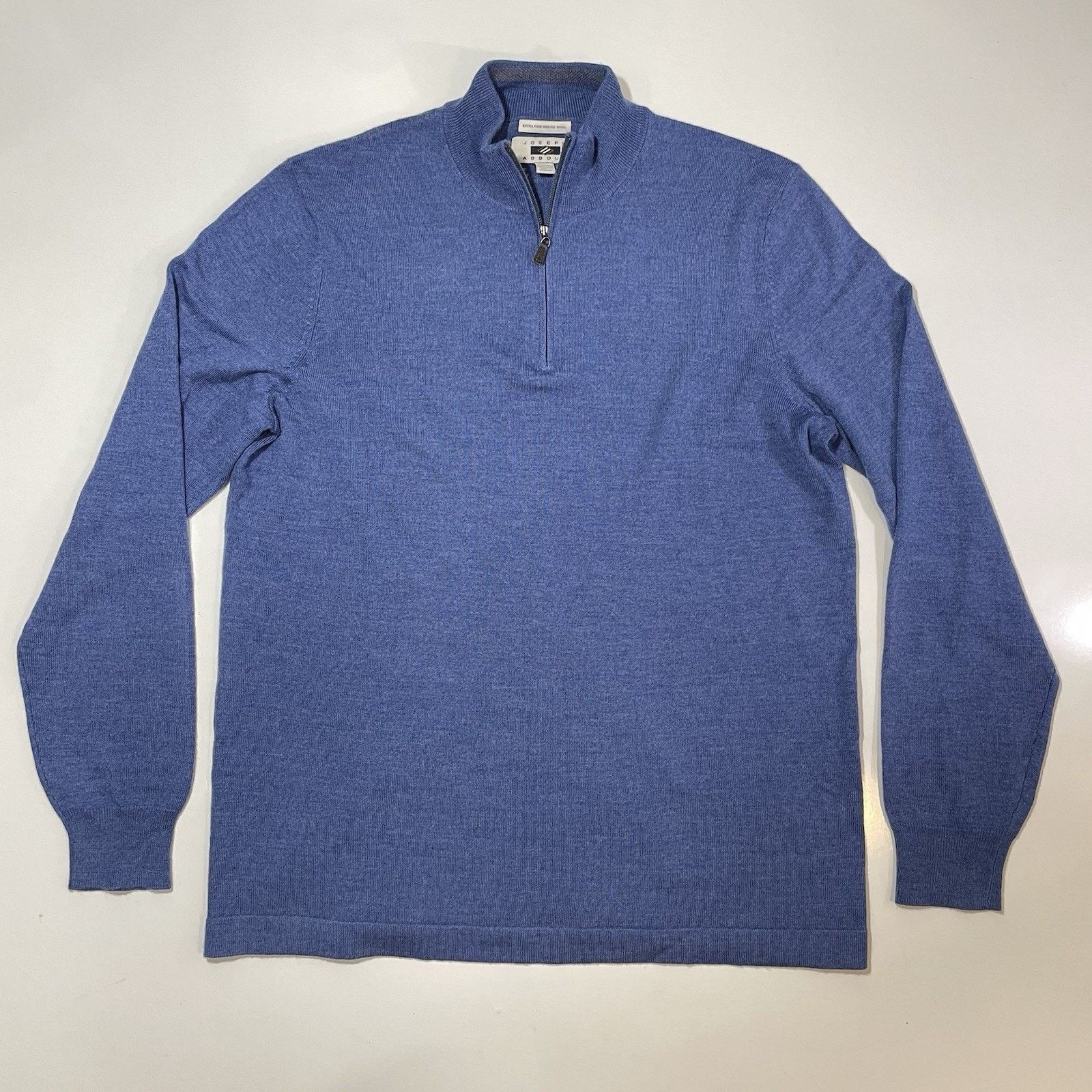 Joseph Abboud Joseph Abboud Merino Wool Mens XL T 1/4 Zip Pullover Sweater Size US XL / EU 56 / 4 - 1 Thumbnail