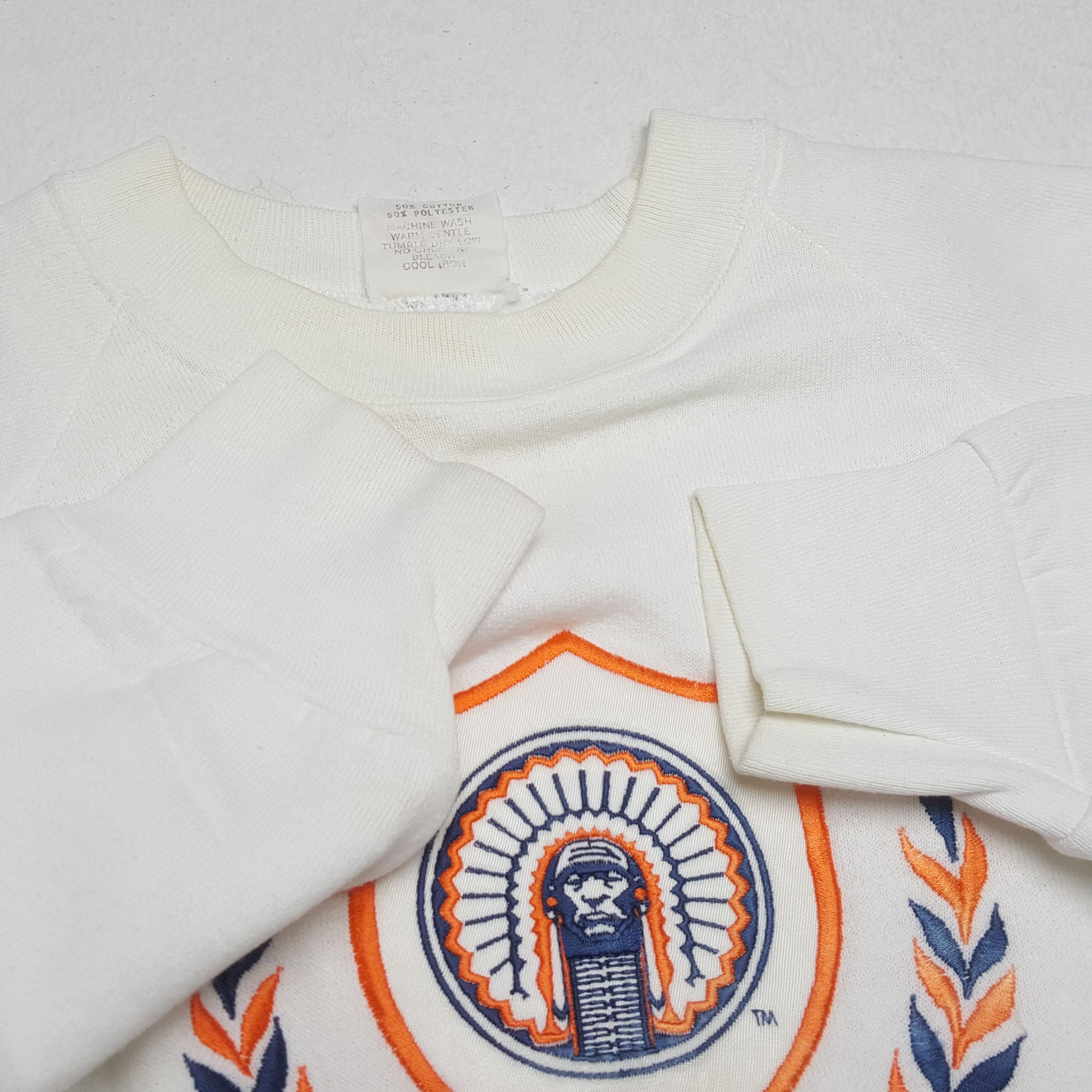 NBA × Vintage FIGHTING ILLINI NBA Basketball Team Vintage Sweatshirt Size US L / EU 52-54 / 3 - 7 Thumbnail