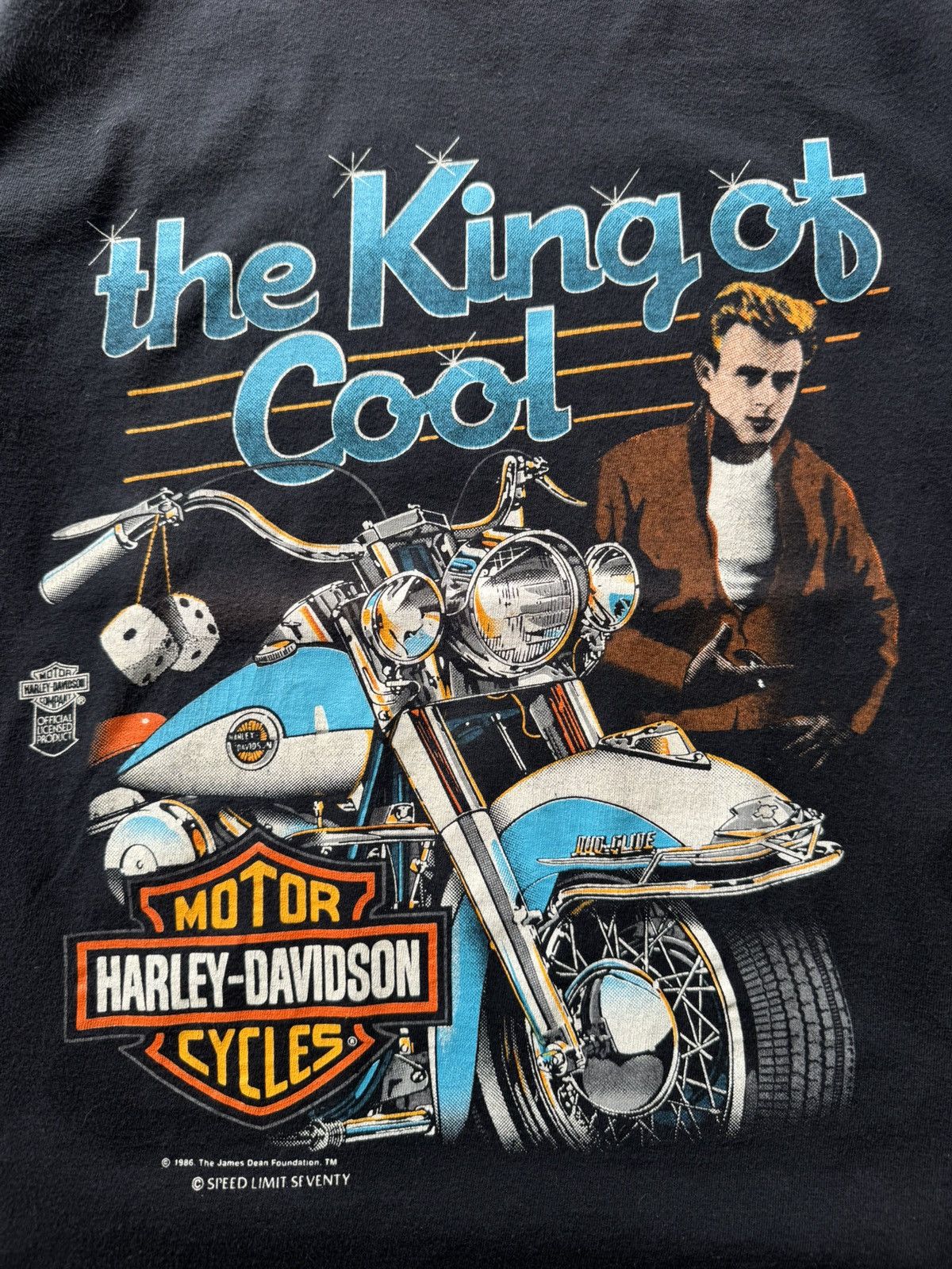 Harley Davidson × Vintage Vintage 1986 Harley Davidson Graphic Tee True Vintage Size US L / EU 52-54 / 3 - 3 Thumbnail
