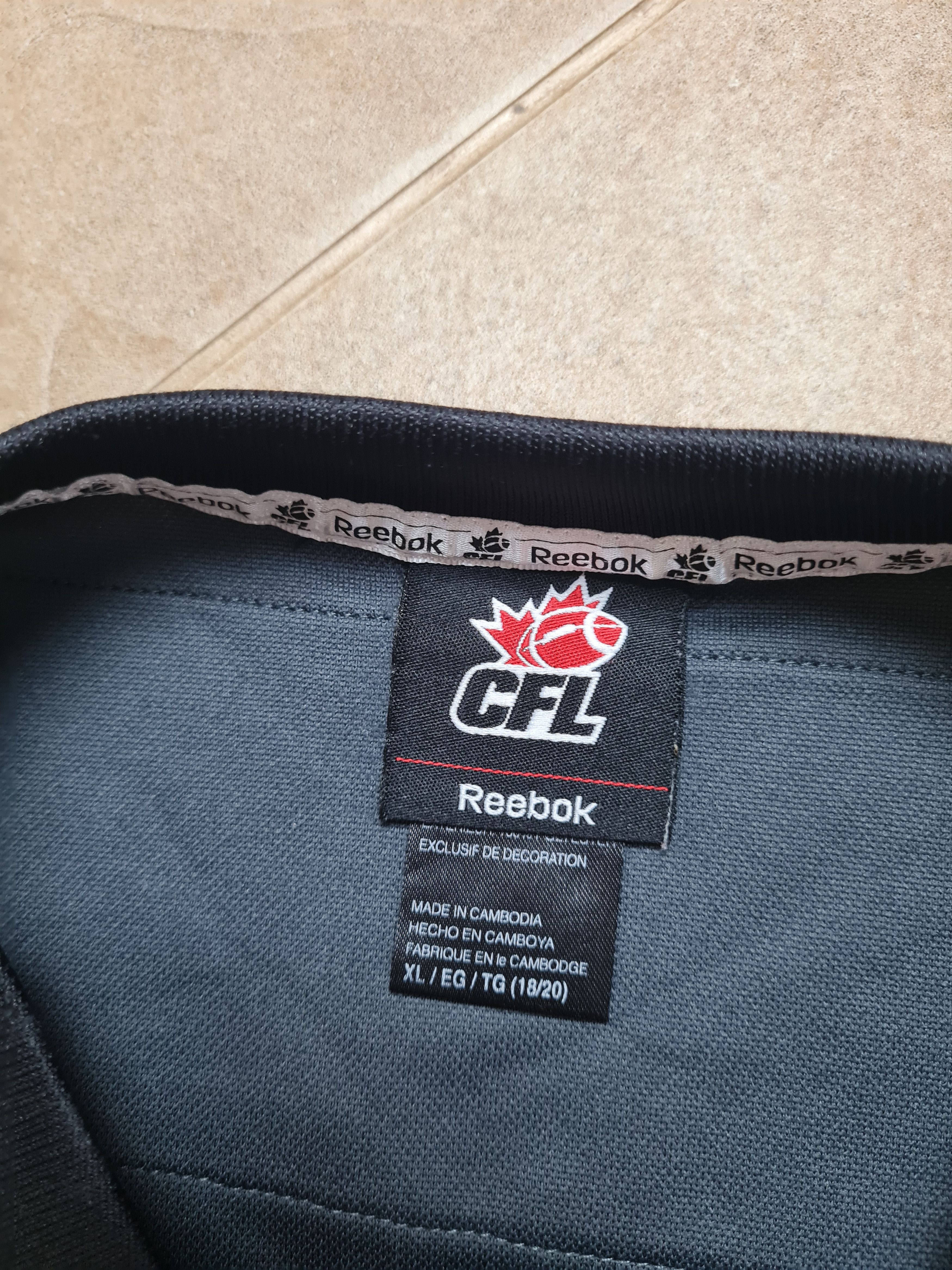 Reebok Jersey 2013 Reebok BC Lions CFL Football Mens Black Gray Size US M / EU 48-50 / 2 - 13 Thumbnail
