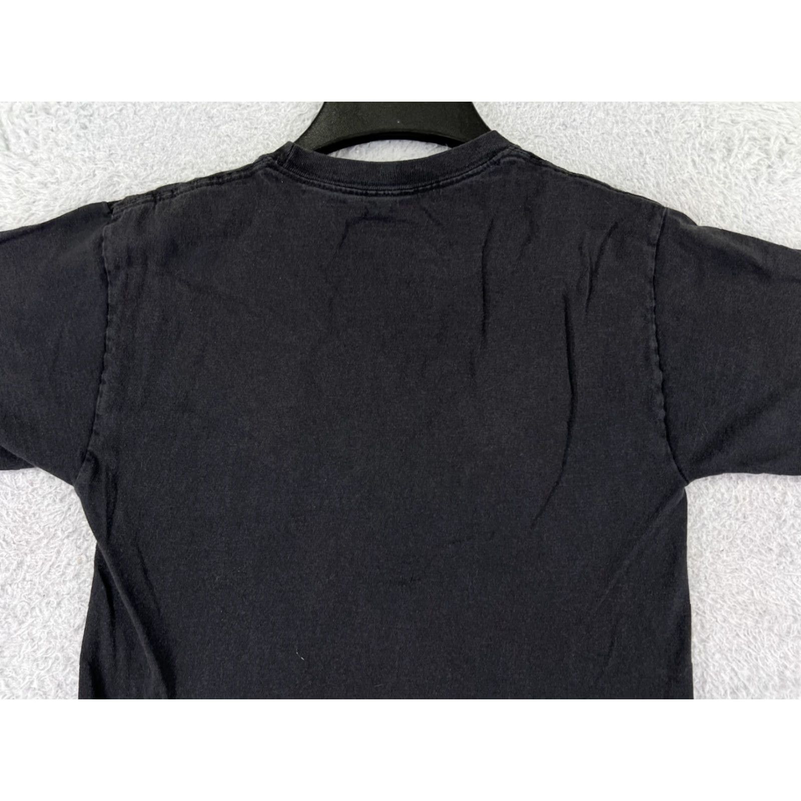 Champion VINTAGE Champion Shirt Mens Small Black Spellout Logo Short Sleeve Crew Neck Cotton Size US S / EU 44-46 / 1 - 7 Thumbnail
