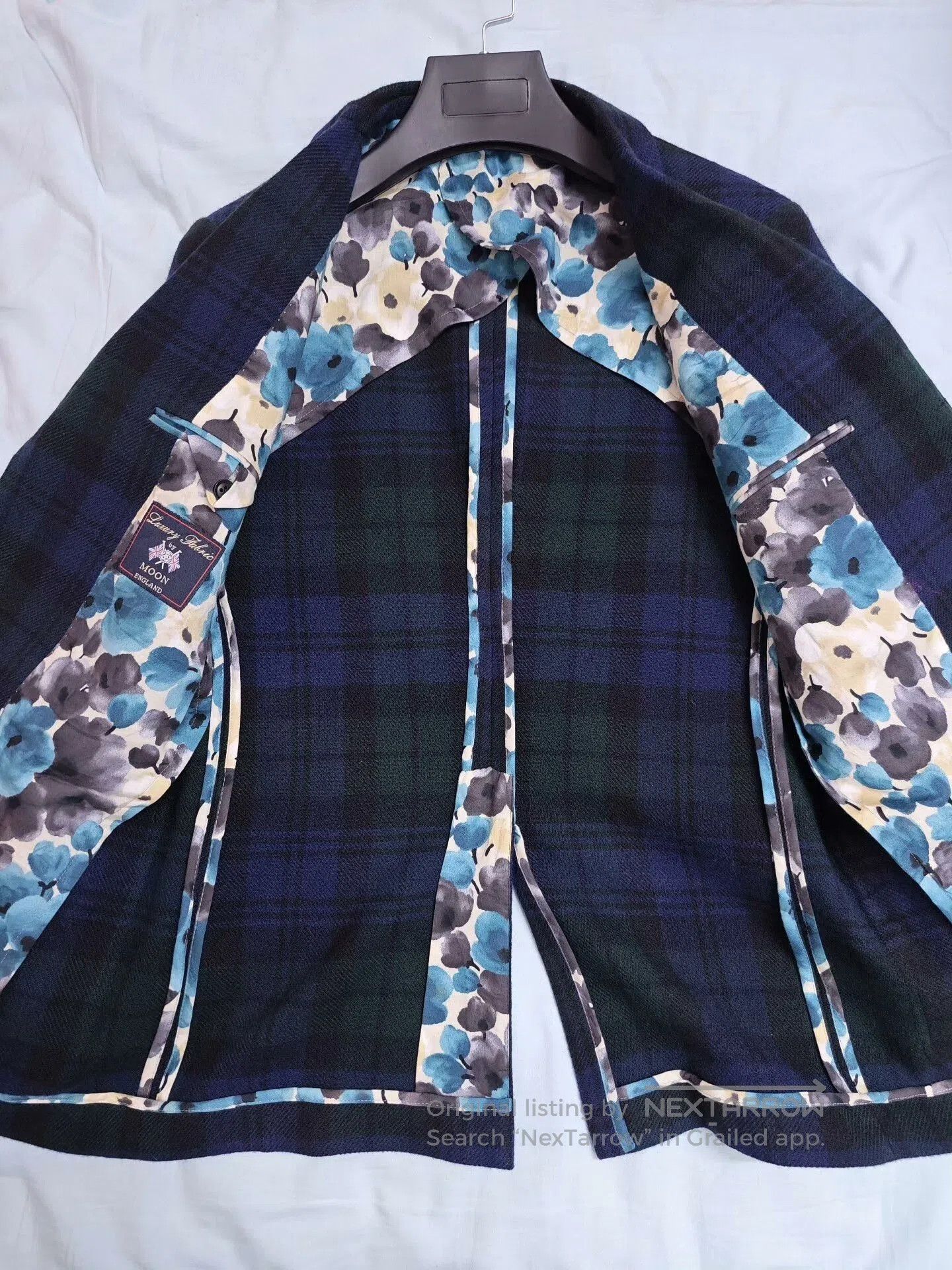 Japanese Brand Custom British Tweed Wool Blazer. Size US S / EU 44-46 / 1 - 6 Thumbnail