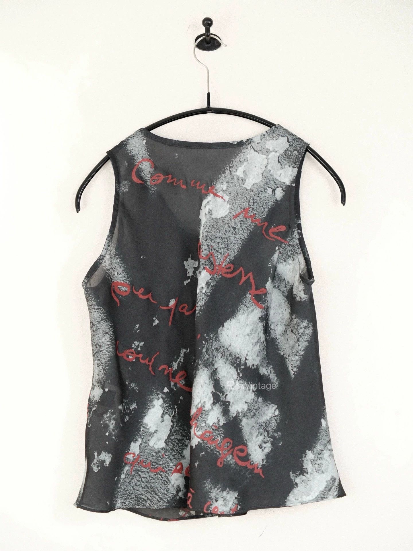 Yohji Yamamoto Yohji Yamamoto YS 21SS Painted Distressed Vest Women 9/10 Size S / US 4 / IT 40 - 6 Thumbnail