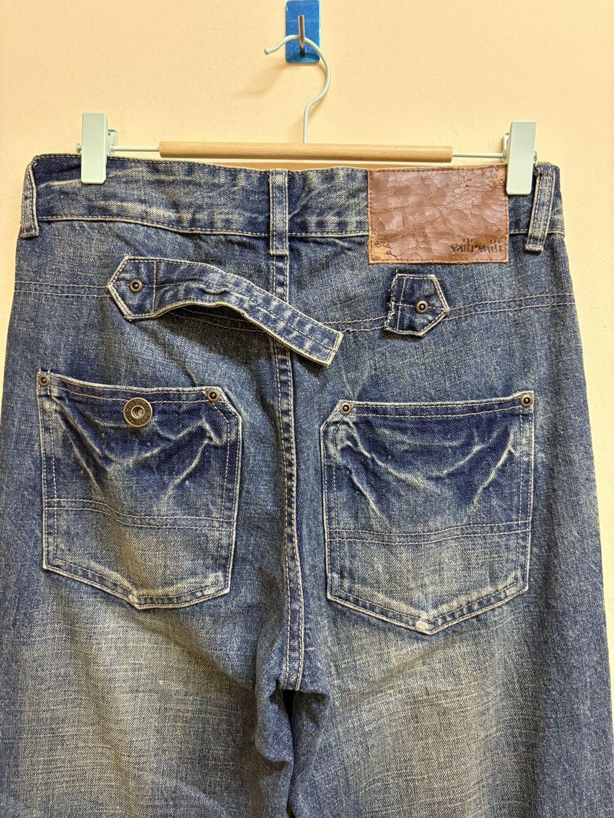 Designer Vintage Mili Mili Denim Jeans Japanese Fashion Designer Size US 31 - 3 Thumbnail