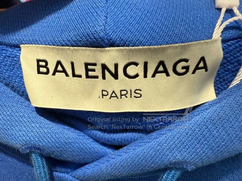 Balenciaga Balenciaga Blue Sweatshirt Size US M / EU 48-50 / 2 - 6 Thumbnail