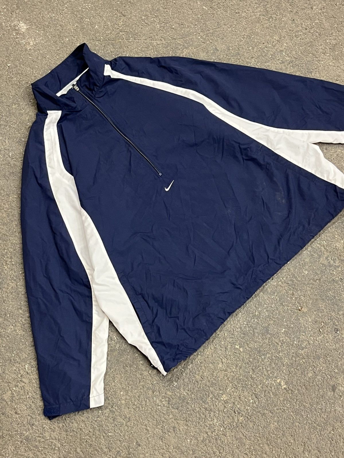 Nike × Vintage Nike center swoosh lightweight jacket drill hype rare y2k Size US XXL / EU 58 / 5 - 4 Thumbnail