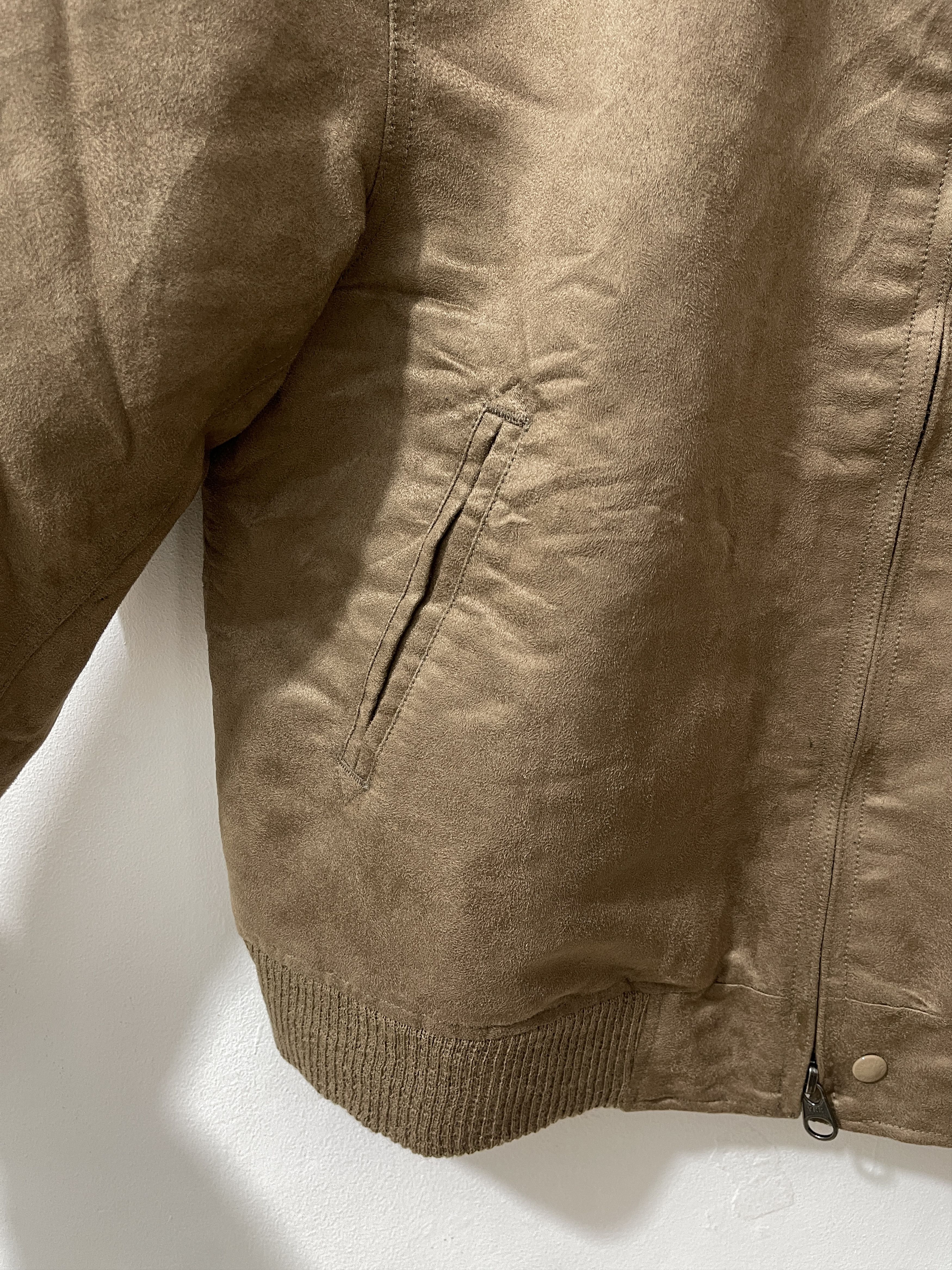 Engineered Garments Vintage 2000s Engineered Garments Tanker Suede Bomber Jacket Size US S / EU 44-46 / 1 - 5 Thumbnail