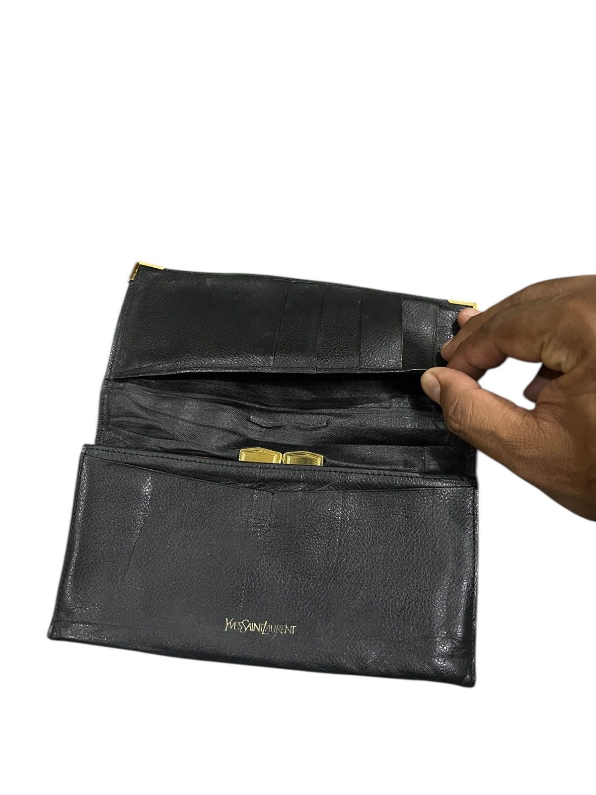 Yves Saint Laurent vintage YVESSAINTLAURENT leather wallet Size ONE SIZE - 6 Thumbnail