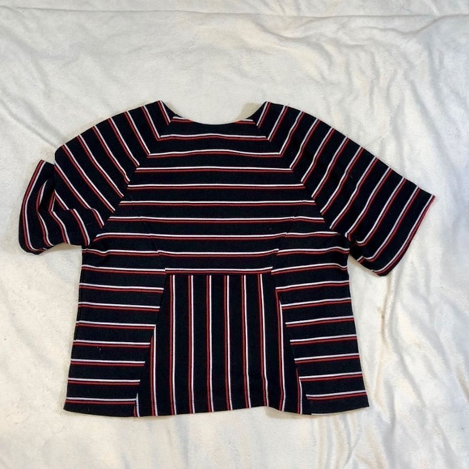 Other Bobeau striped boxy short sleeve top | Sz S Size S / US 4 / IT 40 - 3 Thumbnail