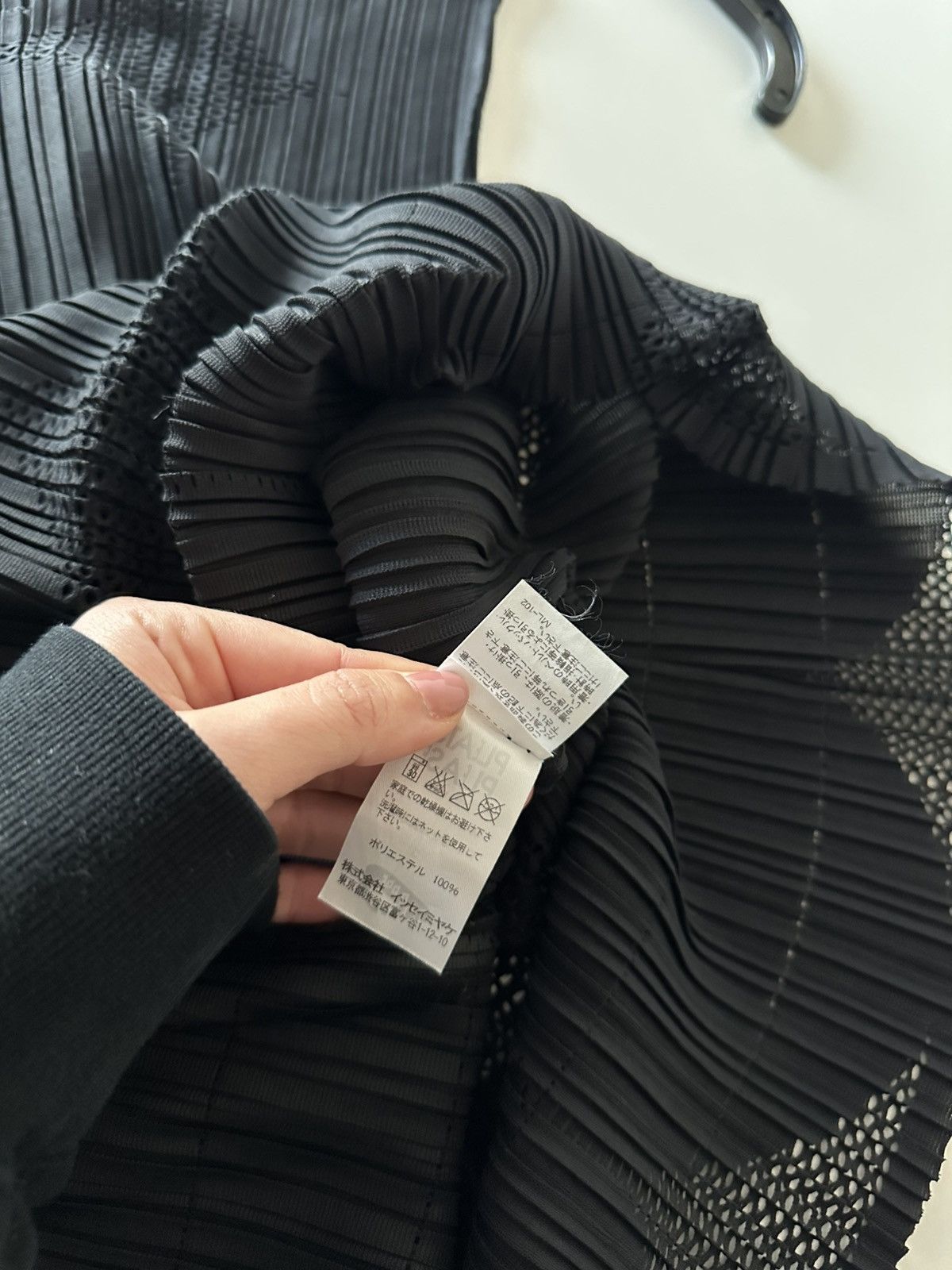 Pleats Please Issey Miyake Rare Issey Miyake Pleats Please Perforated Diamond Print top Size ONE SIZE - 7 Thumbnail