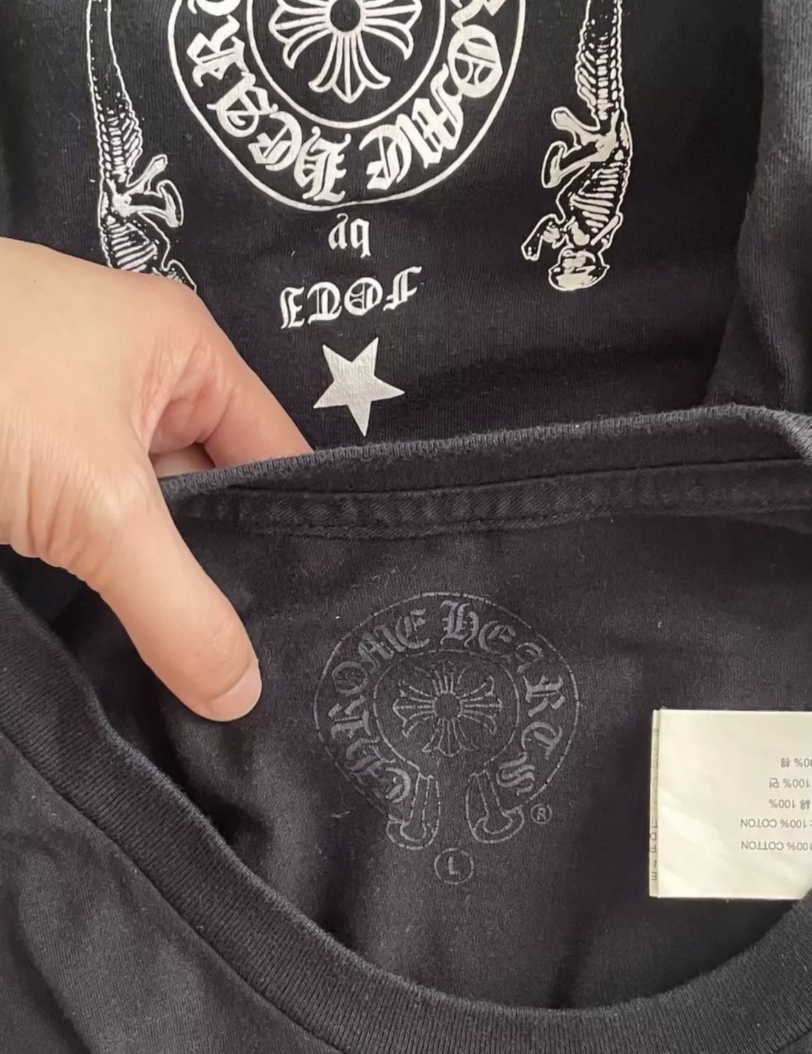 Chrome Hearts Chrome hearts tee Size US L / EU 52-54 / 3 - 3 Thumbnail