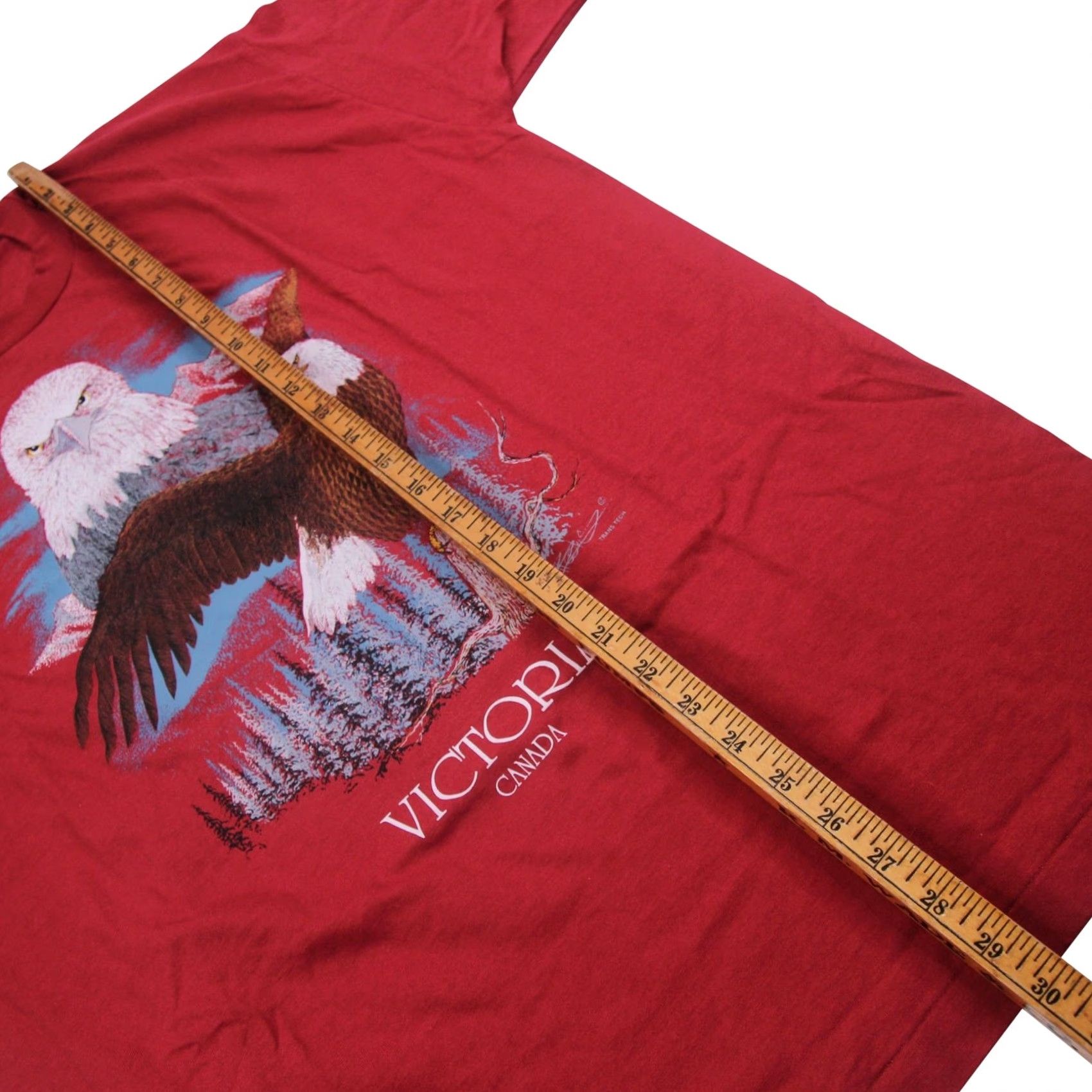 Vintage VINTAGE Bald Eagle Mens XL T-Shirt Red Size US XL / EU 56 / 4 - 7 Thumbnail