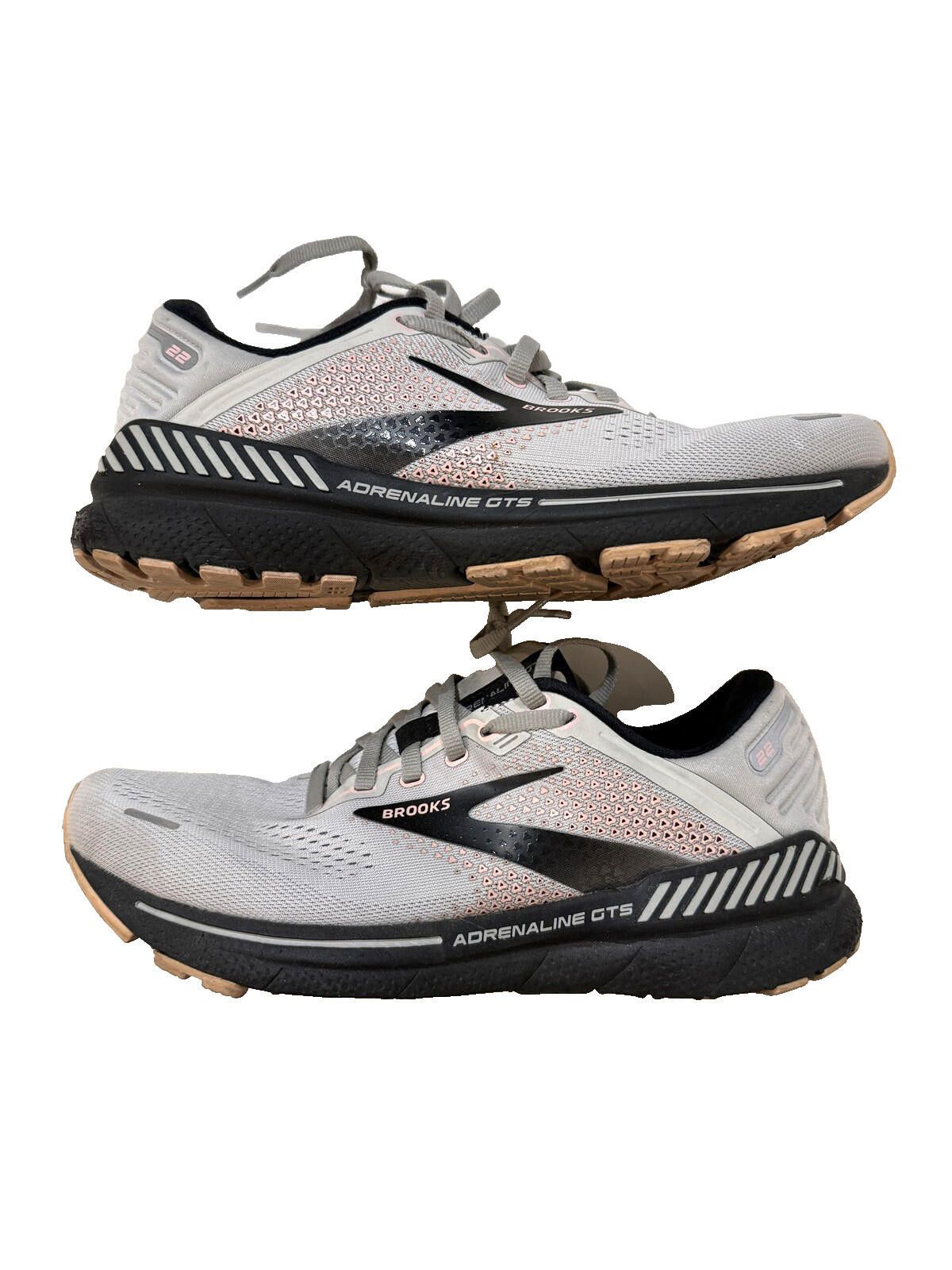 Brooks Brooks Adrenaline GTS 22 Shoes Womens 9.5 Gray Running Size US 9.5 / IT 39.5 - 1 Thumbnail
