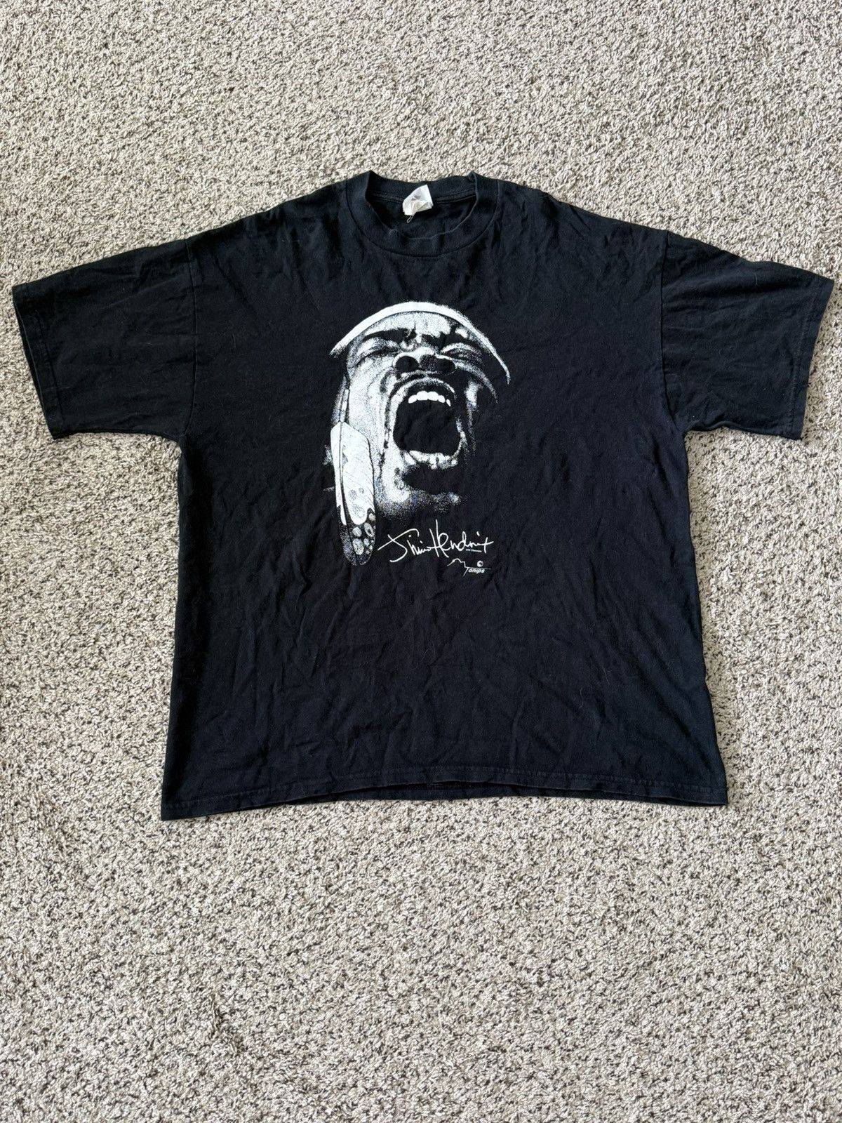 Band Tees Vintage Jimi Hendrix Cherokee Tshirt Size US XL / EU 56 / 4 - 1 Thumbnail