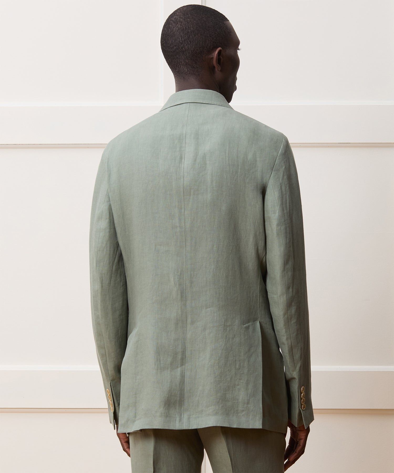 Todd Snyder Italian Linen Double Breasted Jacket Size 40S - 5 Thumbnail