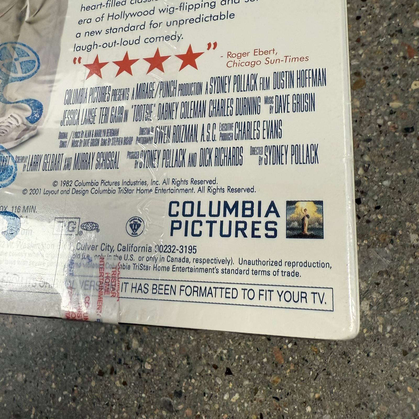 Designer DS TOOTSIE VHS 2001 SEALED w/ COLUMBIA PICTURES WATERMARKS Size ONE SIZE - 5 Thumbnail
