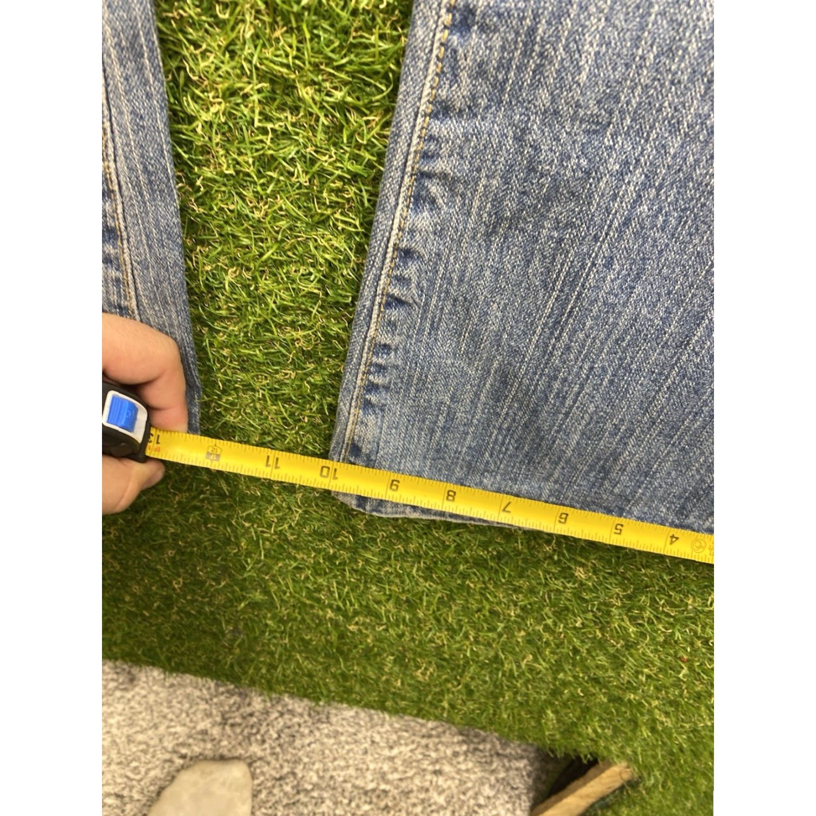 Levi's VINTAGE Levi's 517 Jeans Womens 18.5 PLUS Flare Stretch Light Whisker Fade NWT 5-Pocket Denim Blue Jeans Womens Plus 90s Flared Stretch Size 40" / US 18 - 4 Thumbnail
