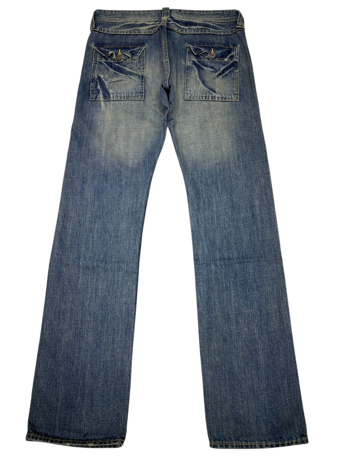 Kapital Vintage Japanese Back Number Mud Wash Bush Jeans Size US 32 / EU 48 - 2 Thumbnail