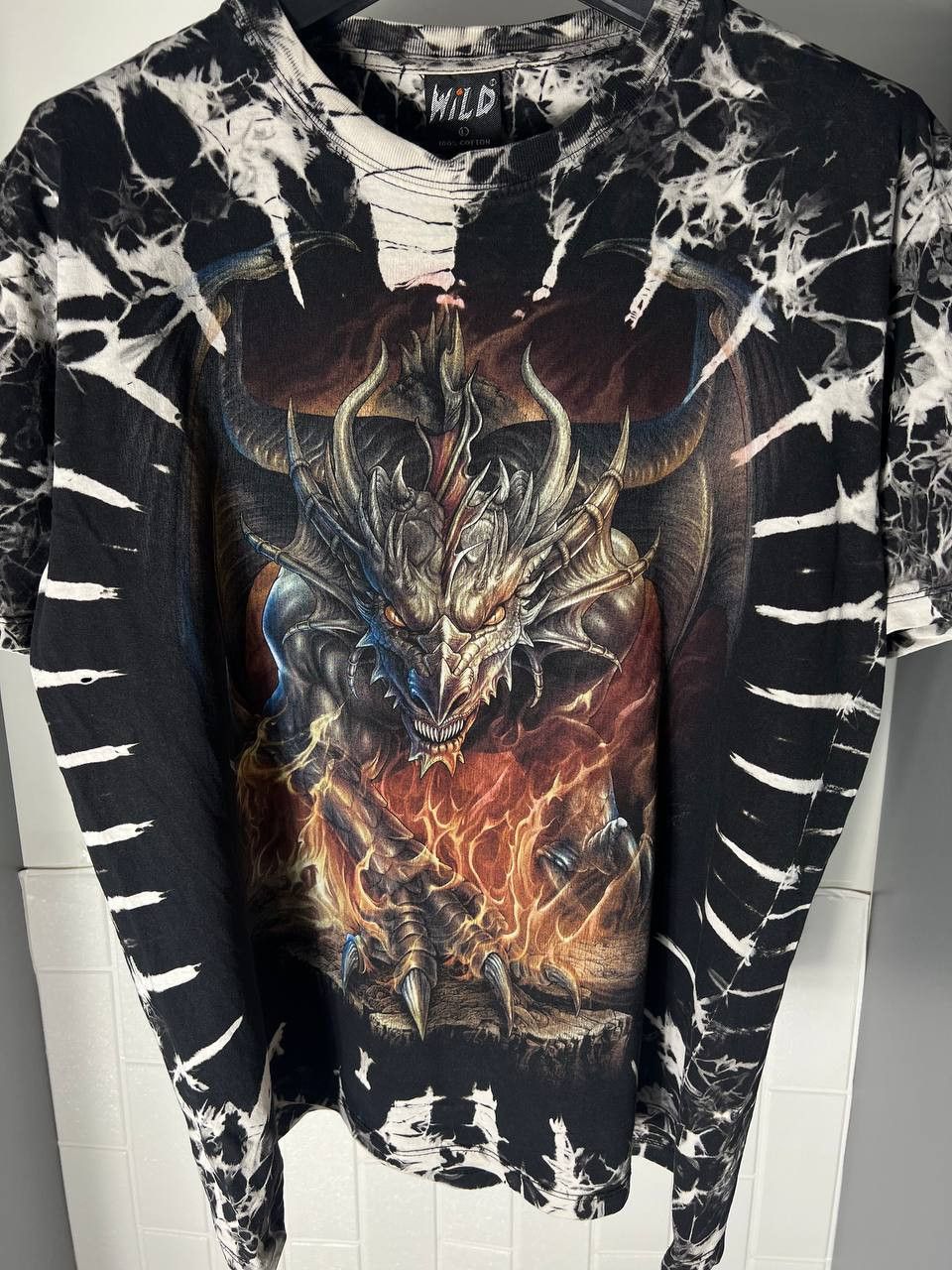 Band Tees VINTAGE DRAGONS DESIGNER ROCK T-SHIRT MOTORCYCLE RETRO 90s Size US L / EU 52-54 / 3 - 2 Thumbnail
