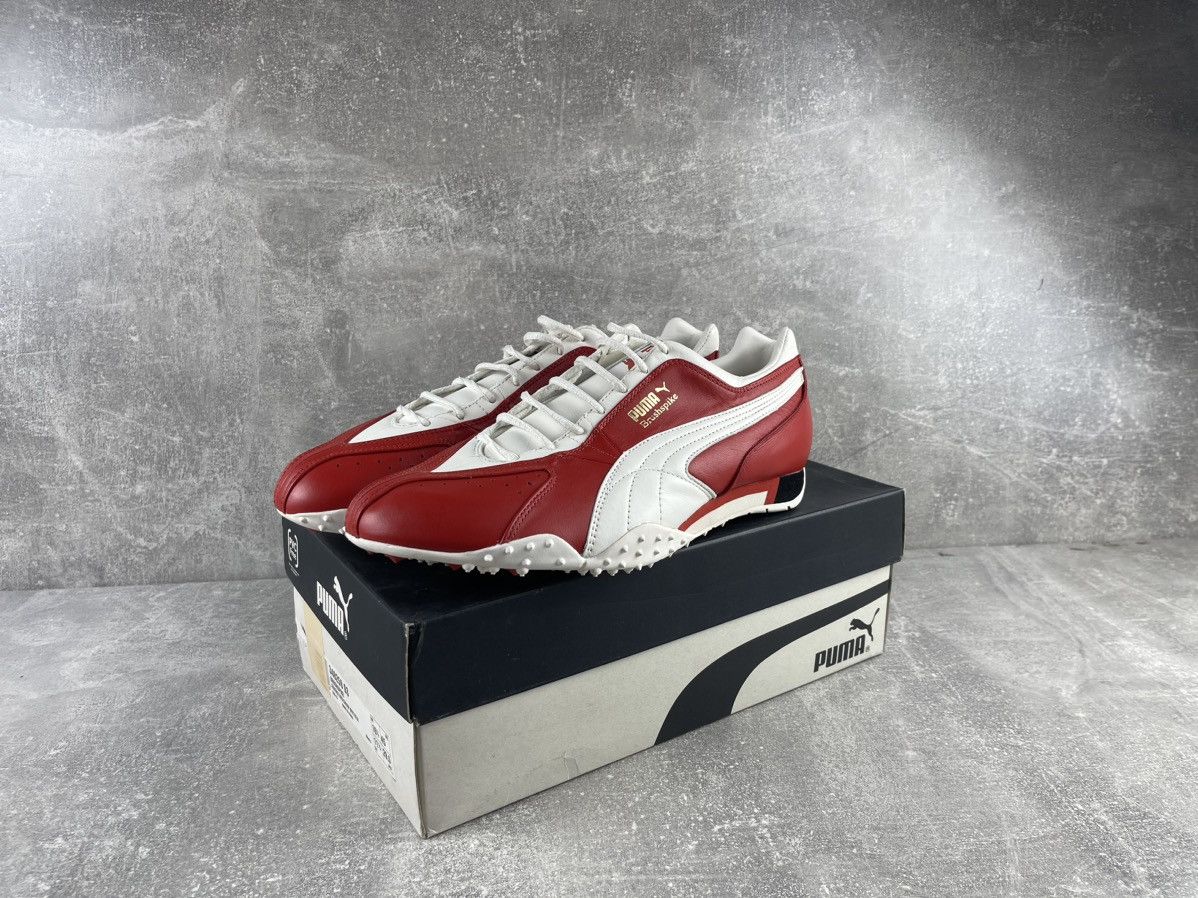 Puma Vintage Puma Brushspike Aurora Red Snow White Black Size US 11.5 / EU 44-45 - 8 Thumbnail