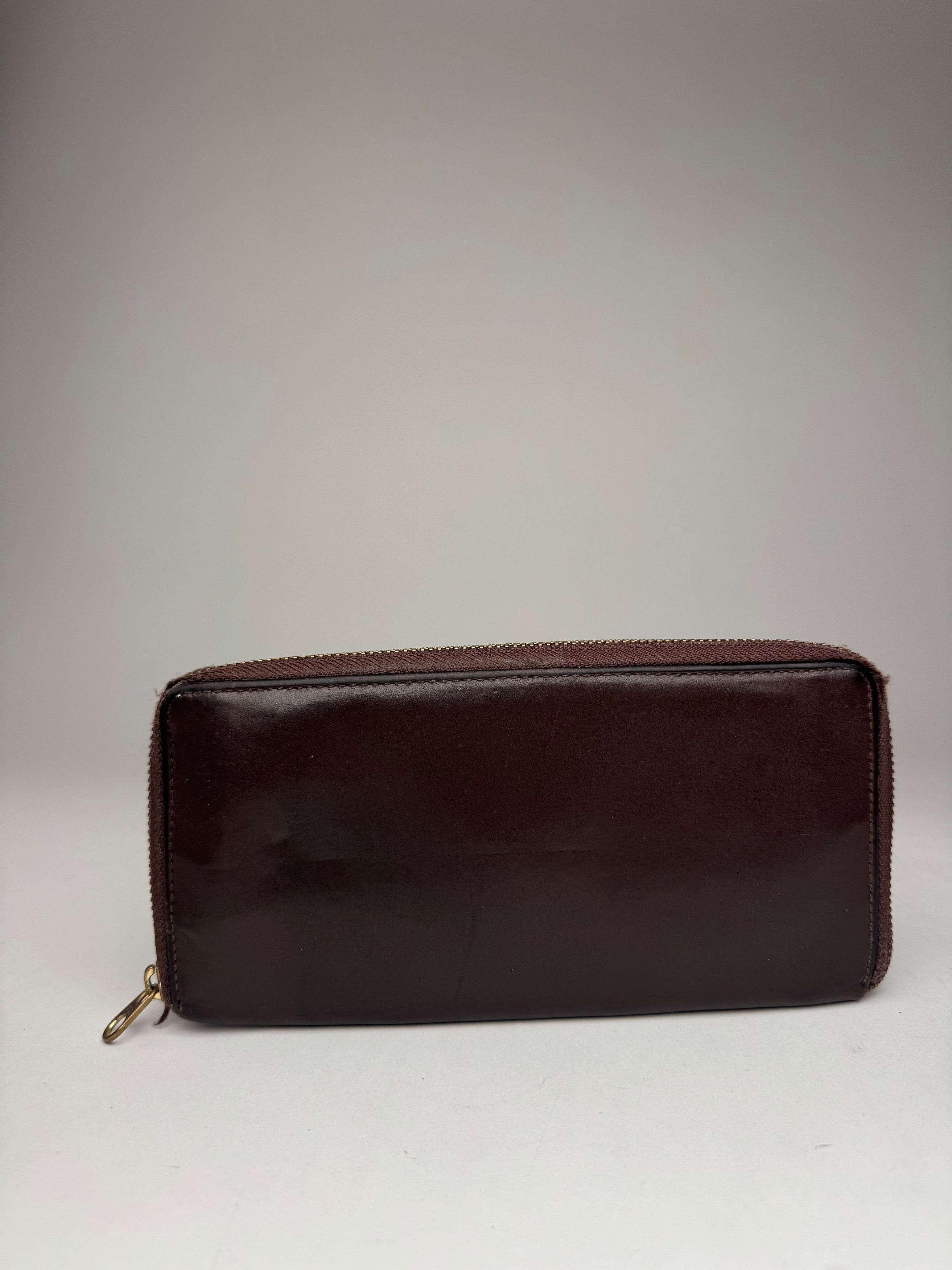Comme des Garcons Vintage Comme Des Garçons Zippy Leather Wallet Brown Size ONE SIZE - 1 Thumbnail