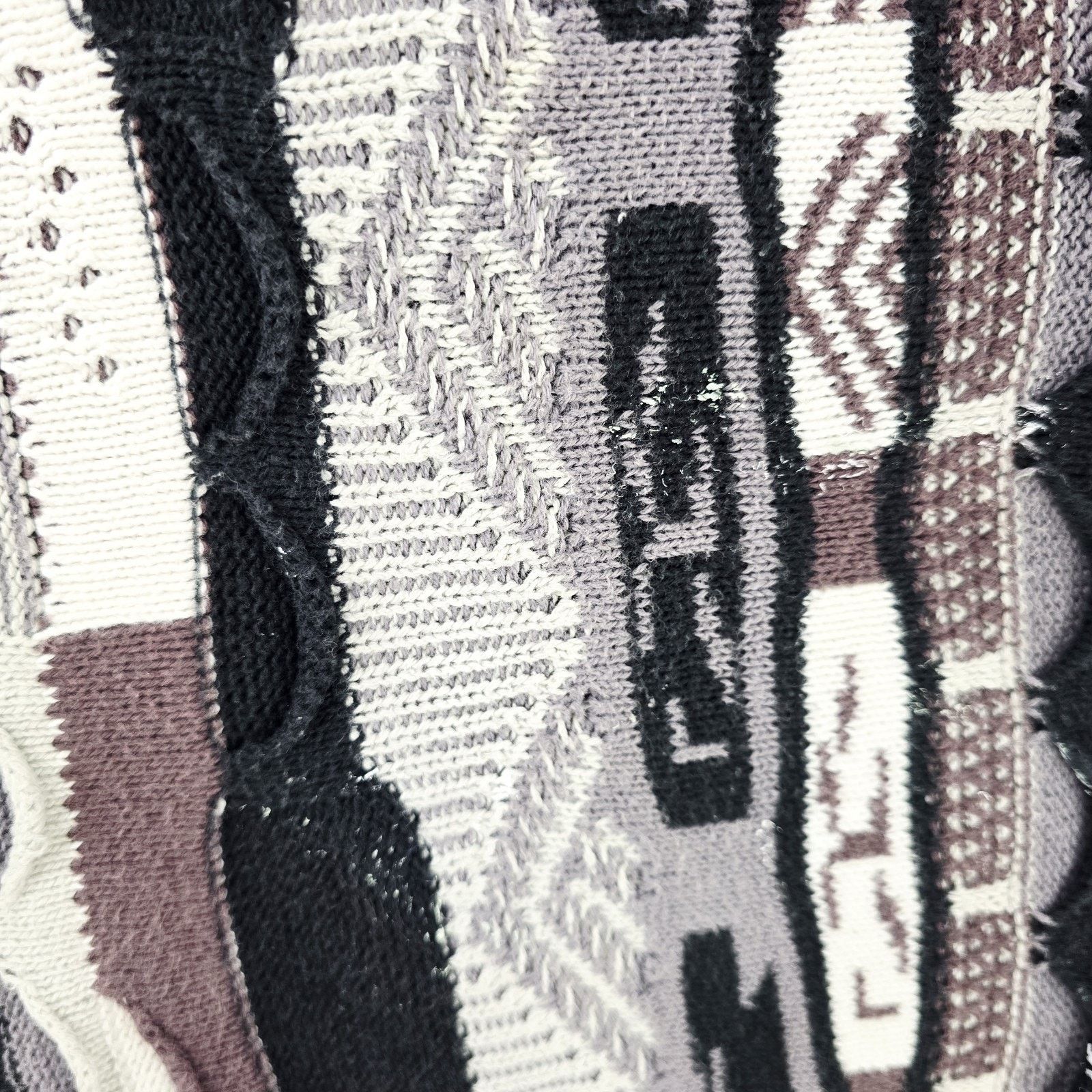 Zara Vintage Zara Mens XL 3D Knit Textured Coogi Style Sweater Size US XL / EU 56 / 4 - 5 Thumbnail