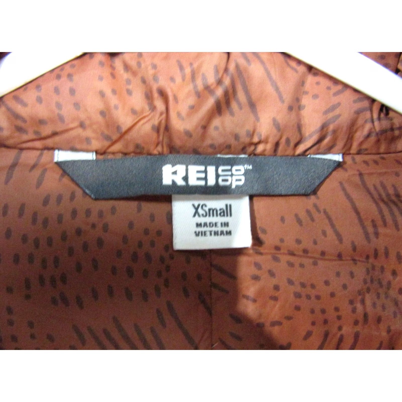 Vintage REI Womens XS Brown Nylon 650 Down Fill 2.0 Puffer Hiking Outdoor Jacket Size XS / US 0-2 / IT 36-38 - 7 Thumbnail