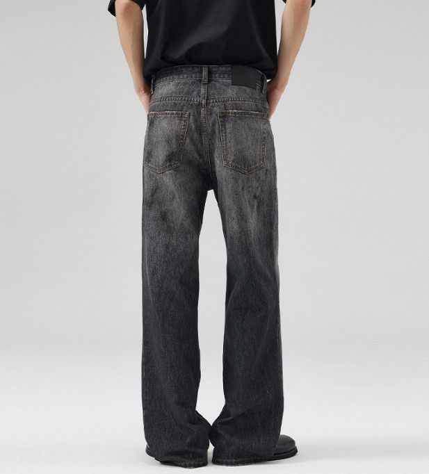 Vintage High street vintage American baggy distressed flared jeans Size US 32 / EU 48 - 4 Thumbnail