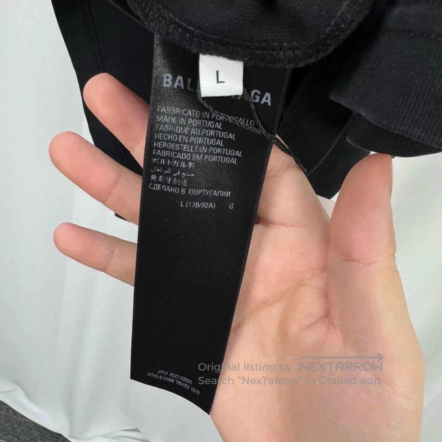 Balenciaga Balenciaga Mirror Reversed Logo Print T-shirt. Size US L / EU 52-54 / 3 - 6 Thumbnail