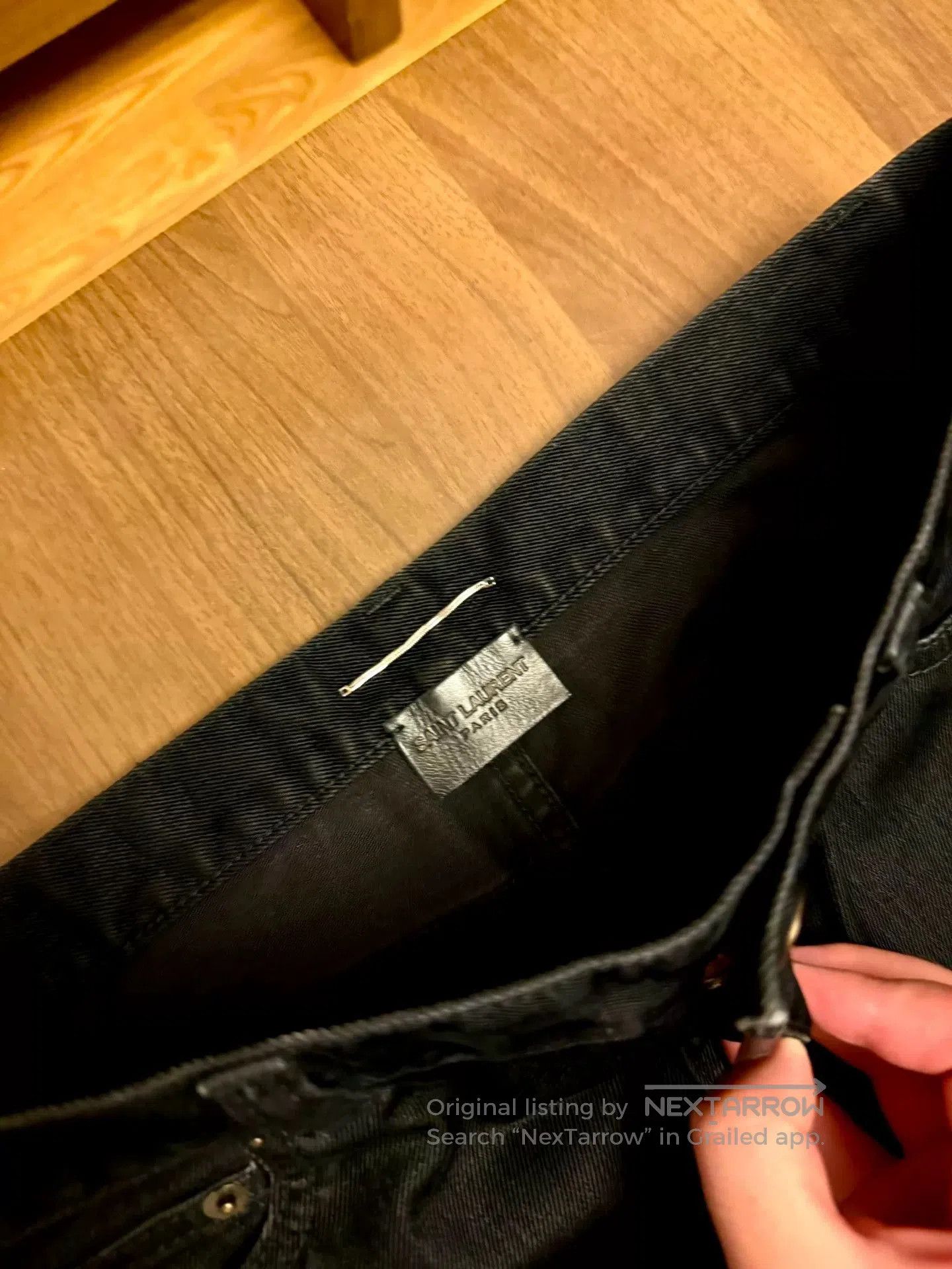 Saint Laurent Paris saint laurent black straight. Size US 29 - 3 Thumbnail