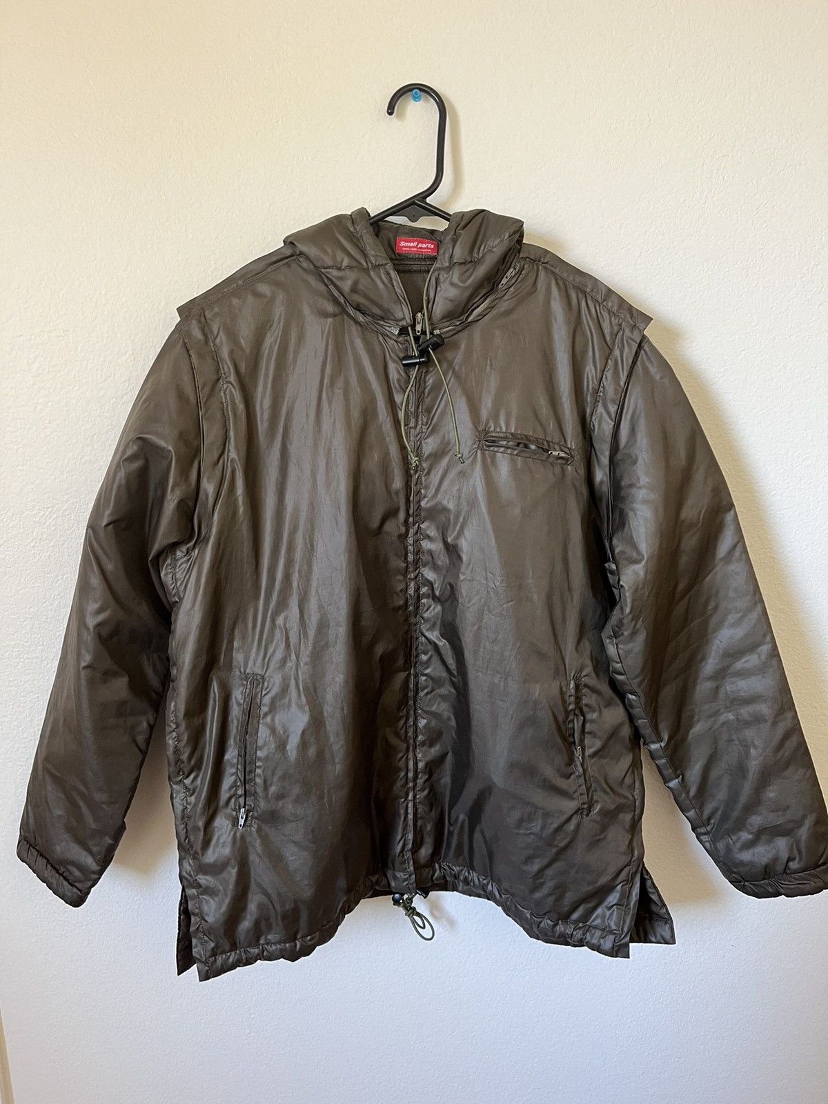 image of Jun Takahashi - Aw 98-99 - Small Parts - Jacket in Green, Men's (Size Medium)