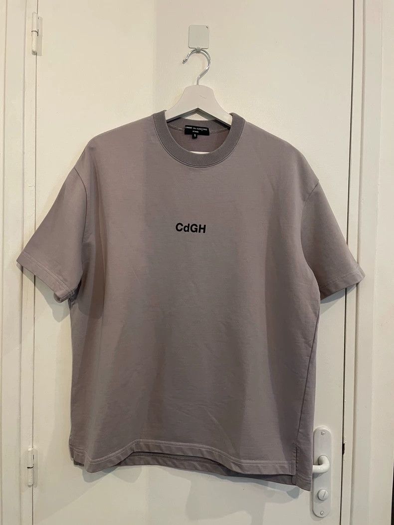 Comme Des Garcons Round neck letter short sleeved shirt Nex