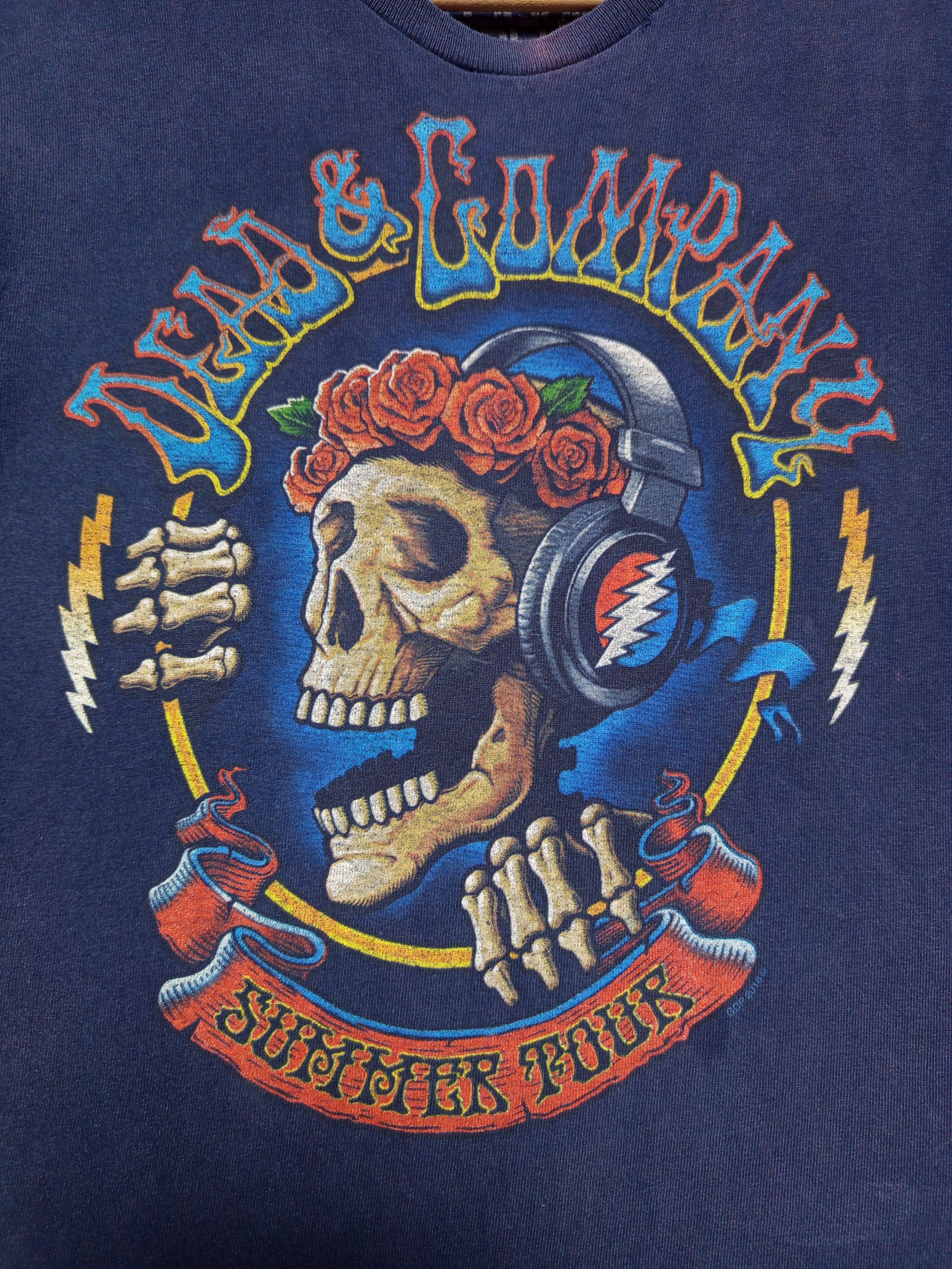 Amiri × Grateful Dead Distressed Grateful Dead Liquid Blue Shirt Size US S / EU 44-46 / 1 - 2 Thumbnail