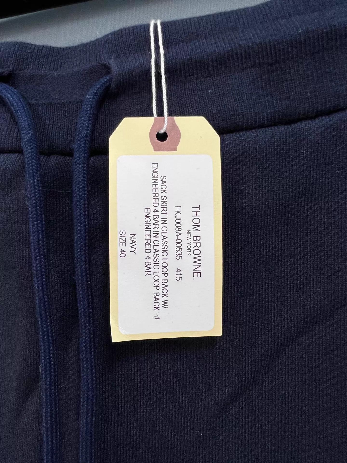 Thom Browne Thom Browne New with Tags Navy 4-Bar Stripe Skirt 40 Size 27" / US 4 / IT 40 - 3 Thumbnail