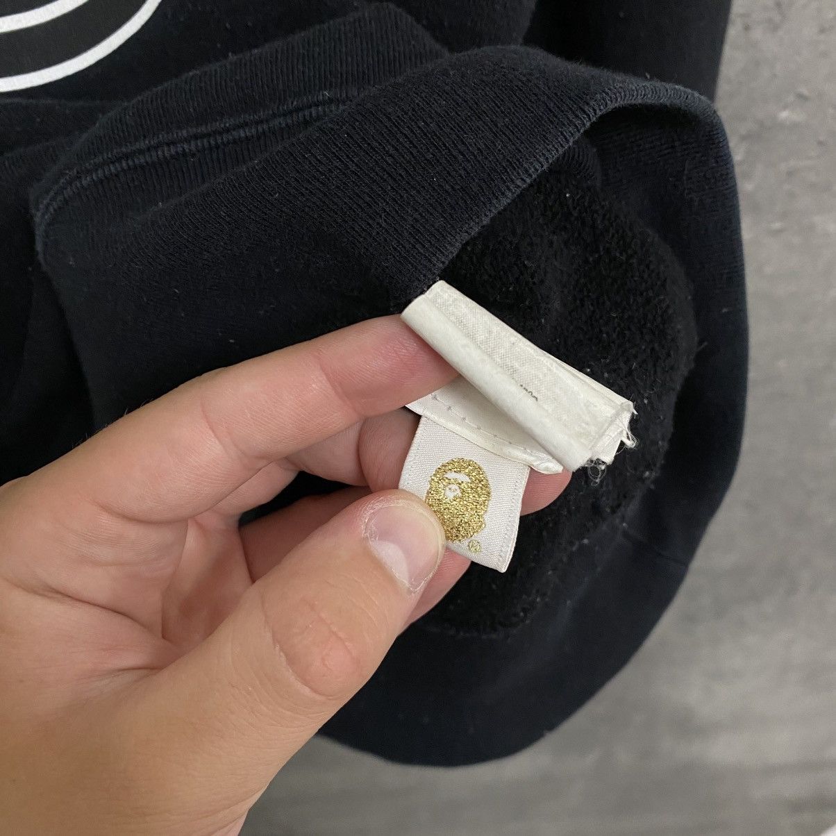 Bape Bathing Ape Sweatshirt BAPE Crewneck Black Sweater Big Logo Size US L / EU 52-54 / 3 - 12 Thumbnail