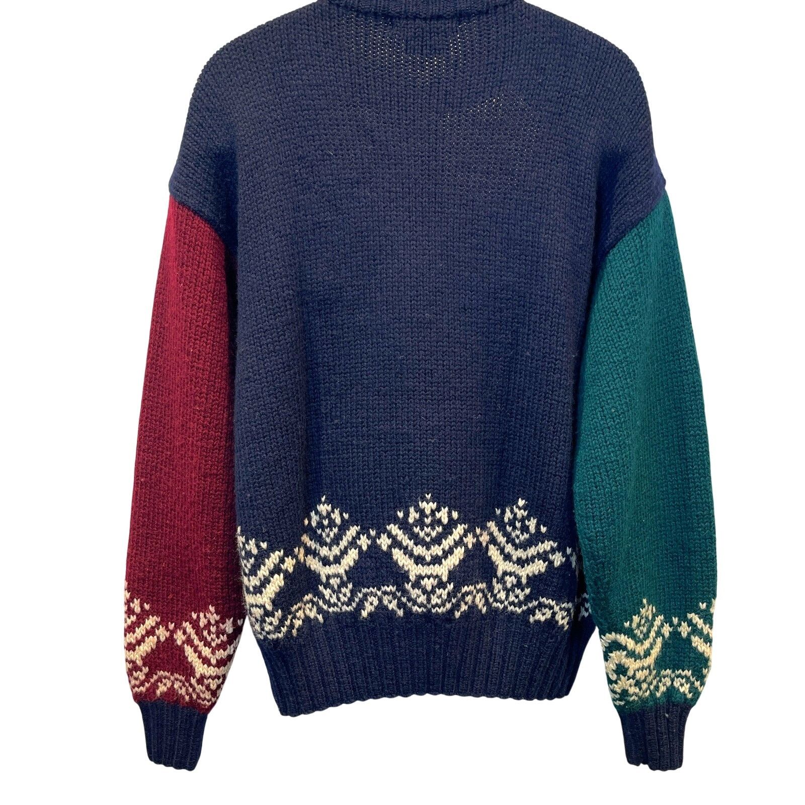 Faconnable VINTAGE 90s Façonnable Fair Isle Sweater Size XL Size US XL / EU 56 / 4 - 3 Thumbnail