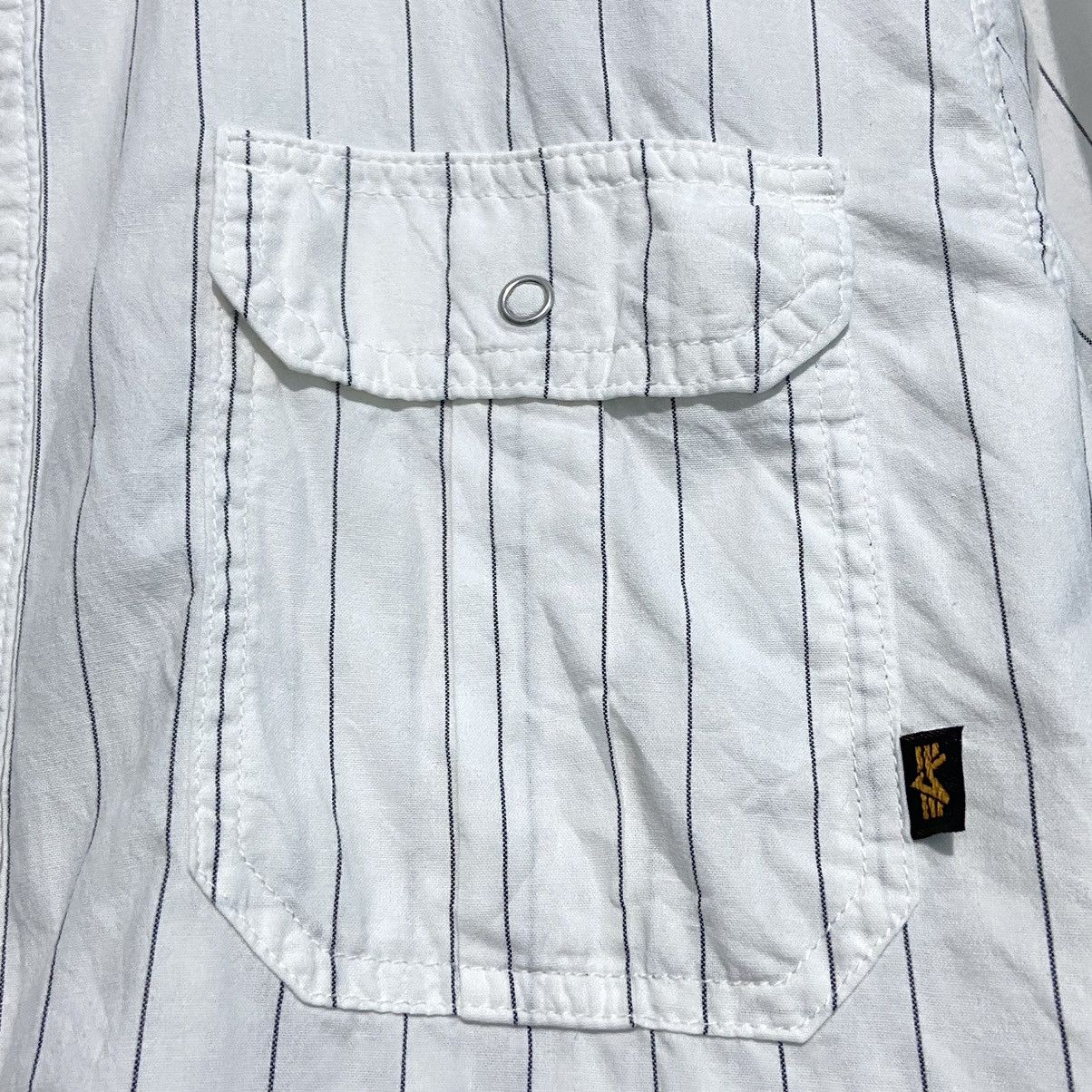 Alpha Industries Alpha industries Stripe Shirt Size US L / EU 52-54 / 3 - 4 Thumbnail