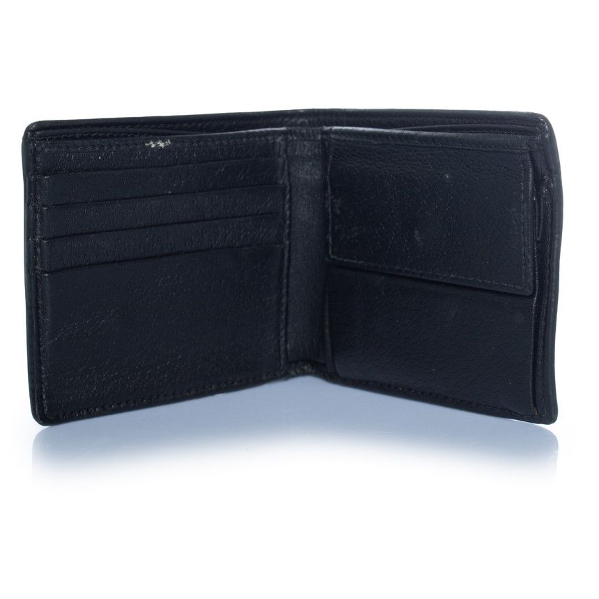 Gucci Gucci, black leather wallet with bee Size ONE SIZE - 2 Thumbnail