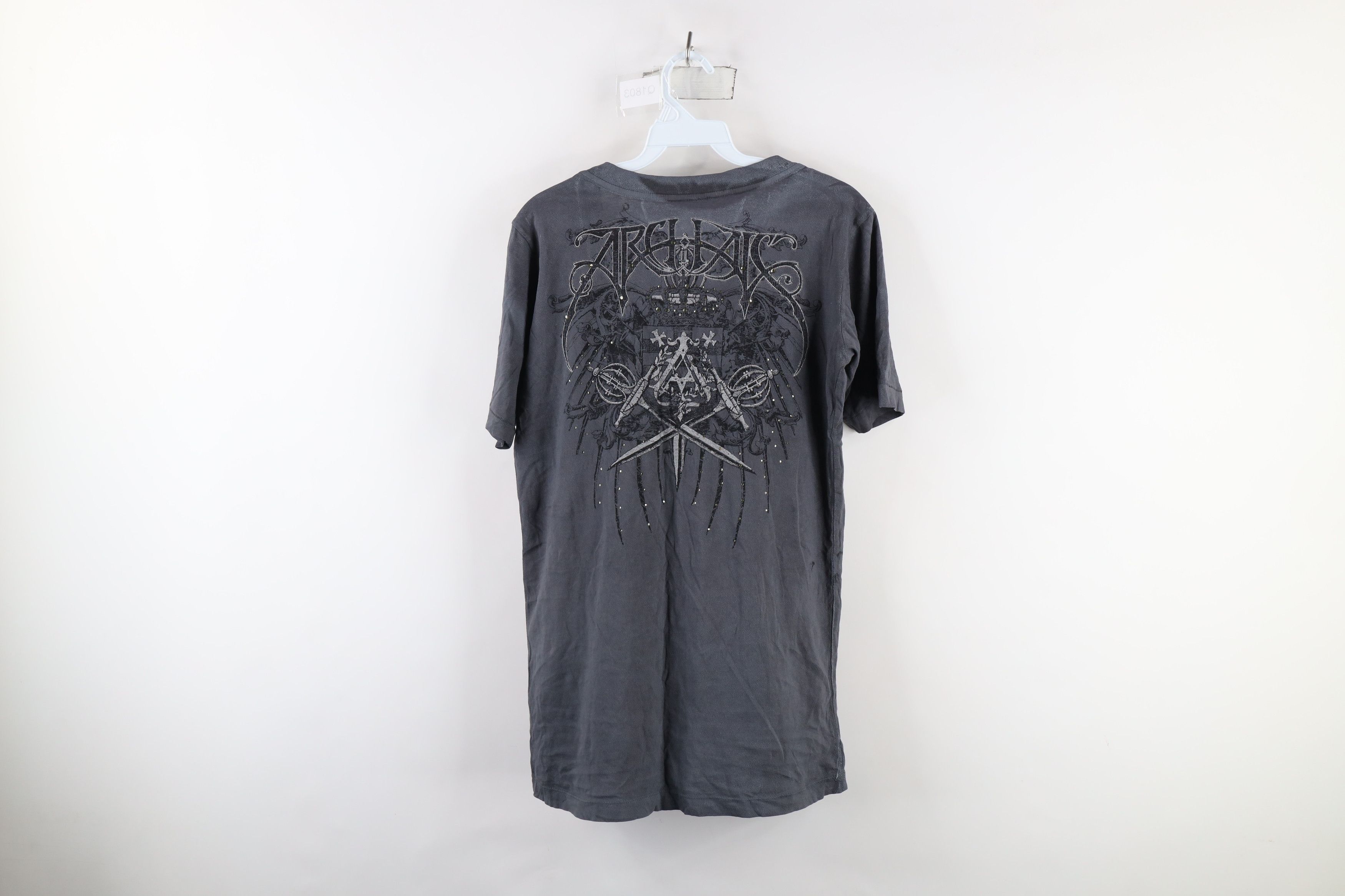 Affliction × Vintage Vintage Affliction Sword Tribal Cross UFC MMA T-Shirt USA Size XL / US 12-14 / IT 48-50 - 10 Thumbnail