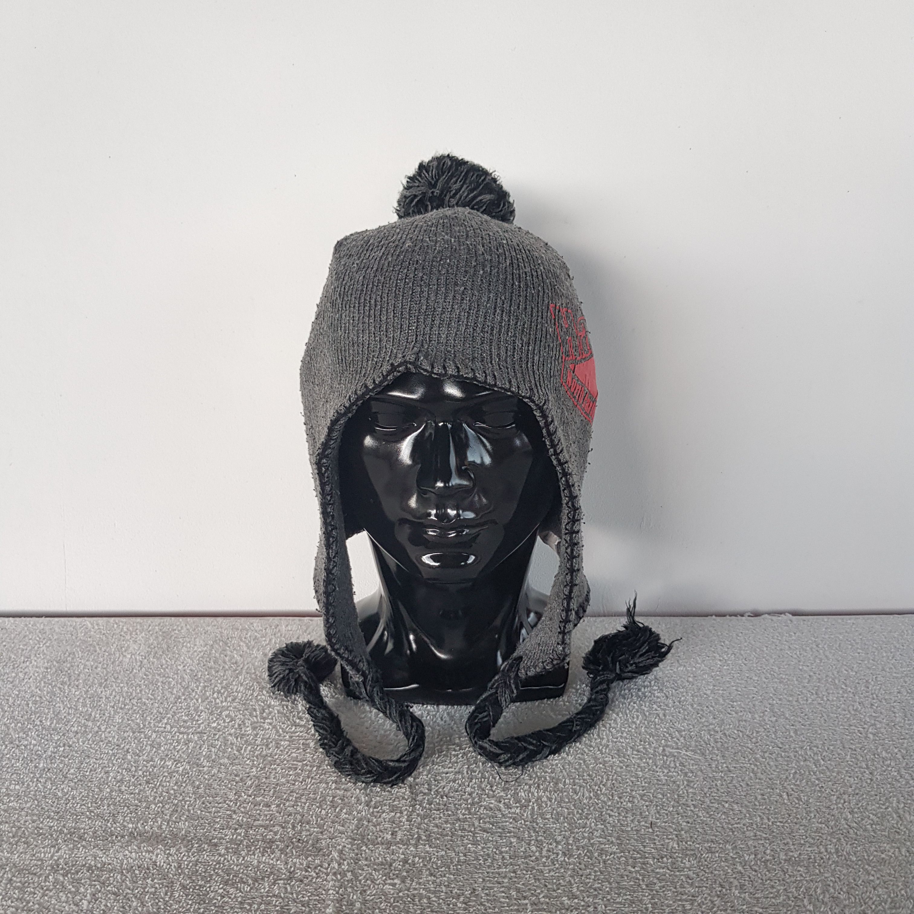 Japanese Brand Vintage Hanes Earflap Beanie Double Side Glass Snow Cap Hats Size ONE SIZE - 2 Thumbnail