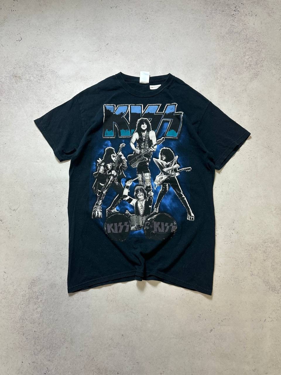 Band Tees × Vintage Vintage Kiss Tour Promo Boxy T-shirt M Size US M / EU 48-50 / 2 - 1 Thumbnail