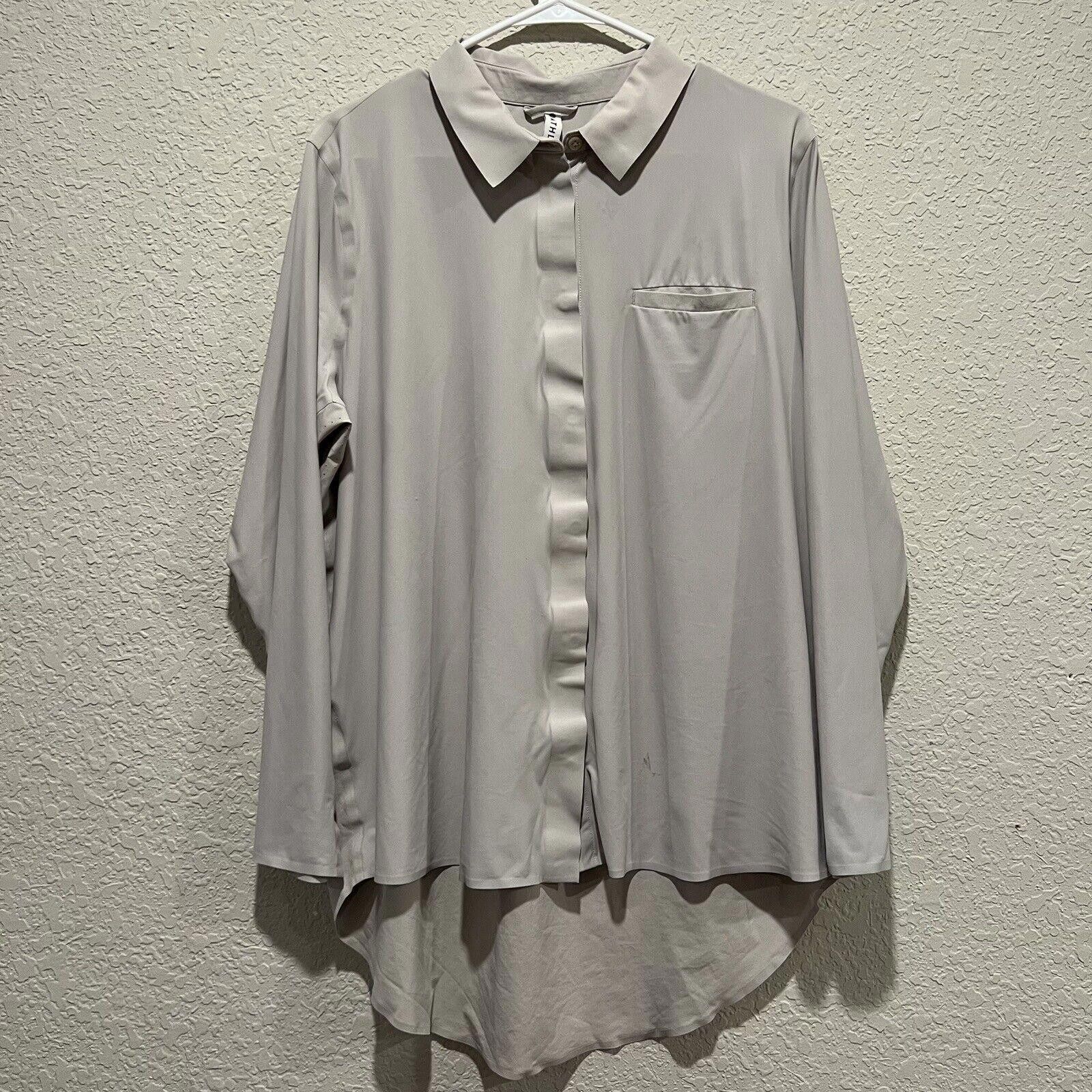 Designer Athleta SOLD OUT Urbanite Button Down Shirt Size Large Size L / US 10 / IT 46 - 1 Thumbnail