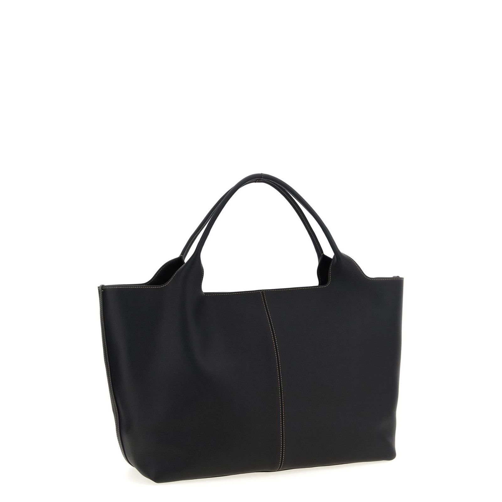 Tod's TOD'S Ebr Medium Black Leather Tote Bag New & Authentic Size ONE SIZE - 2 Thumbnail