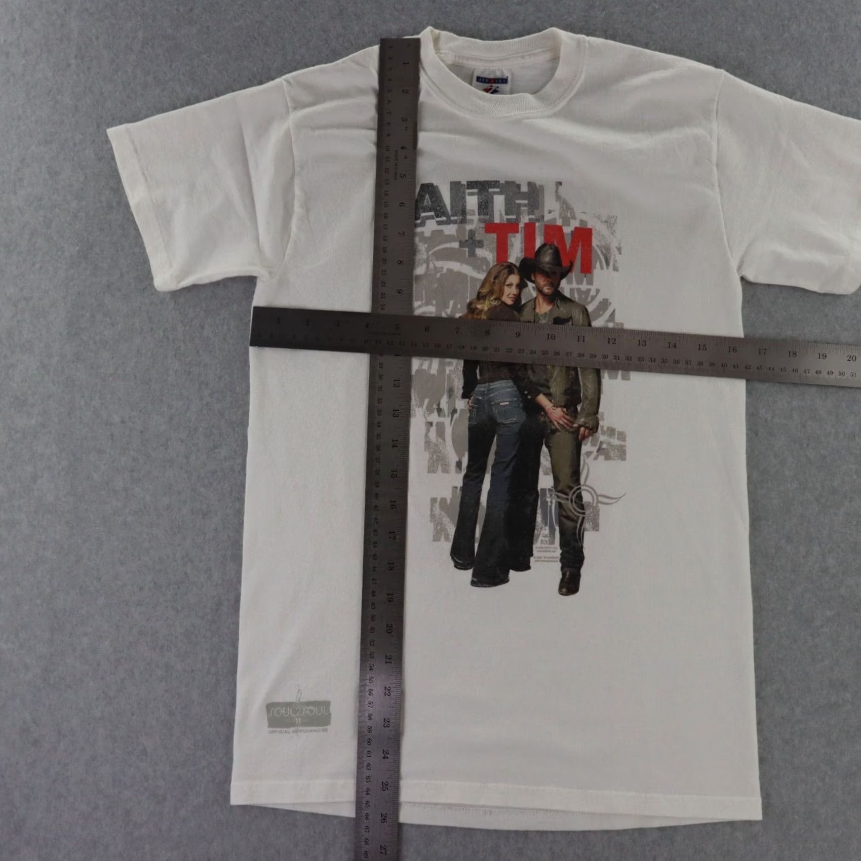 Vintage TIM McGRAW & FAITH HILL SOUL 2 SOUL 2006 TOUR T-Shirt Size Small Size US S / EU 44-46 / 1 - 3 Thumbnail